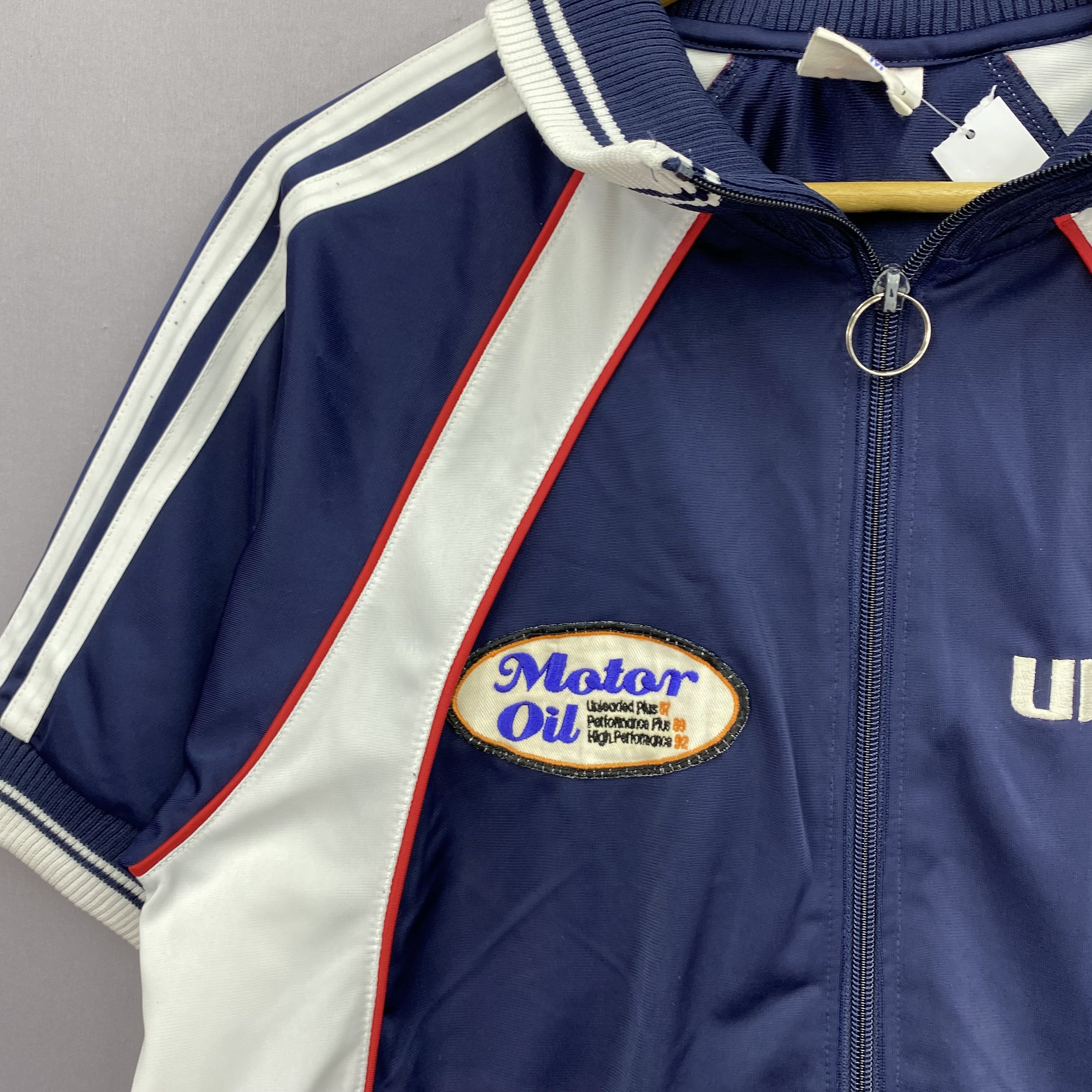 Japanese Brand Vintage 76 Lubricant Zipper Sweater Racing Sweatshirt Size US S / EU 44-46 / 1 - 8 Thumbnail