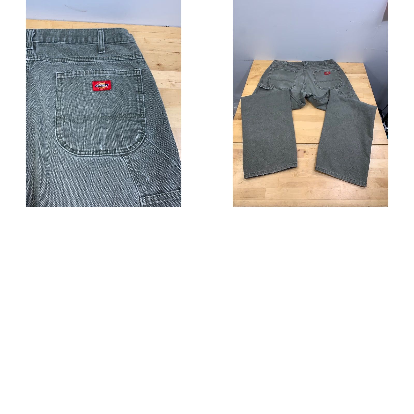 Dickies VINTAGE Dickies Jeans Men 36x30 Denim Blue 5-Pocket Logo Cotton Straight Workwear 12993 Size US 36 / EU 52 - 9 Thumbnail