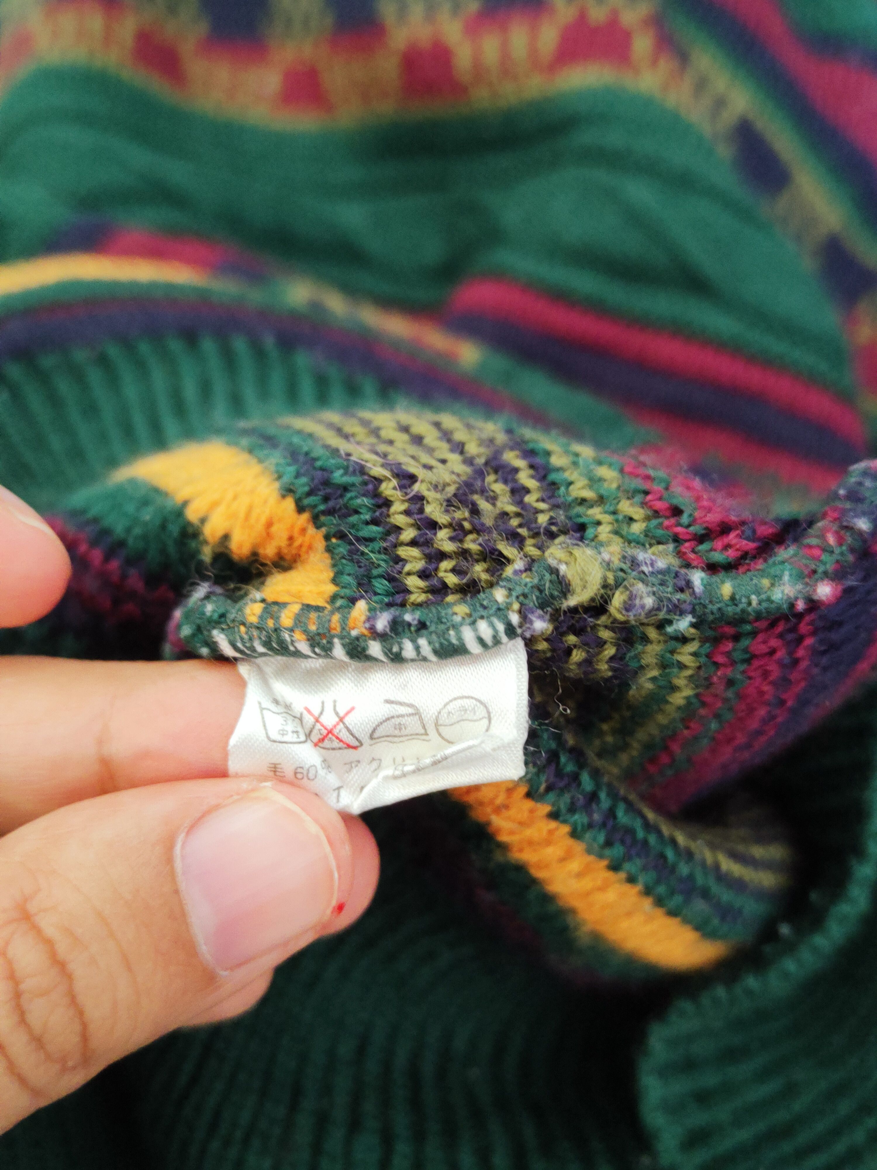 Homespun Knitwear Oui Malo Green Knitwear Sweatshirts #W669 Size US M / EU 48-50 / 2 - 10 Thumbnail