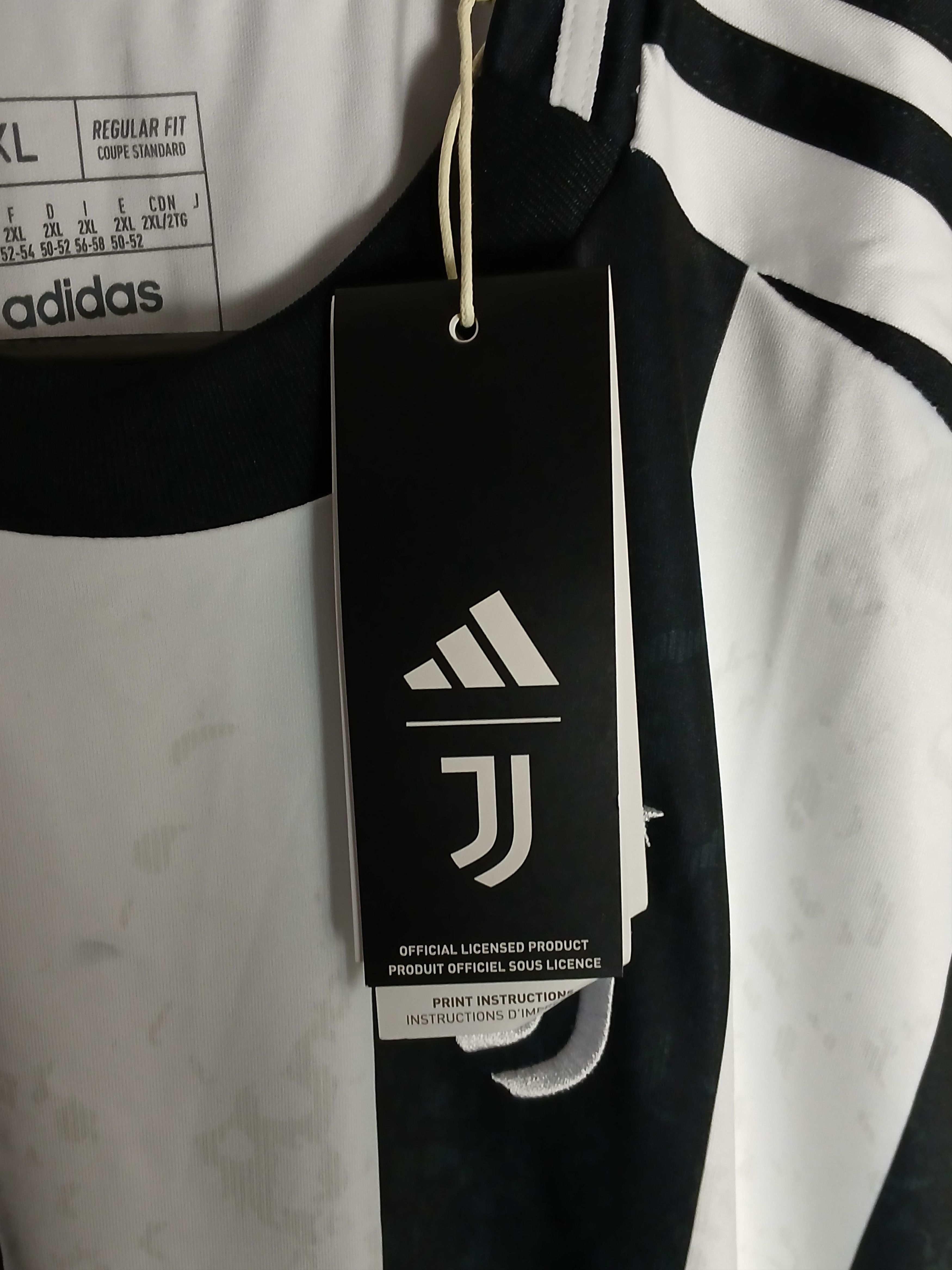 Adidas New Juventus 24/25 Home Football Jersey T-Shirt Size XXL / US 16-18 / IT 52-54 - 9 Thumbnail