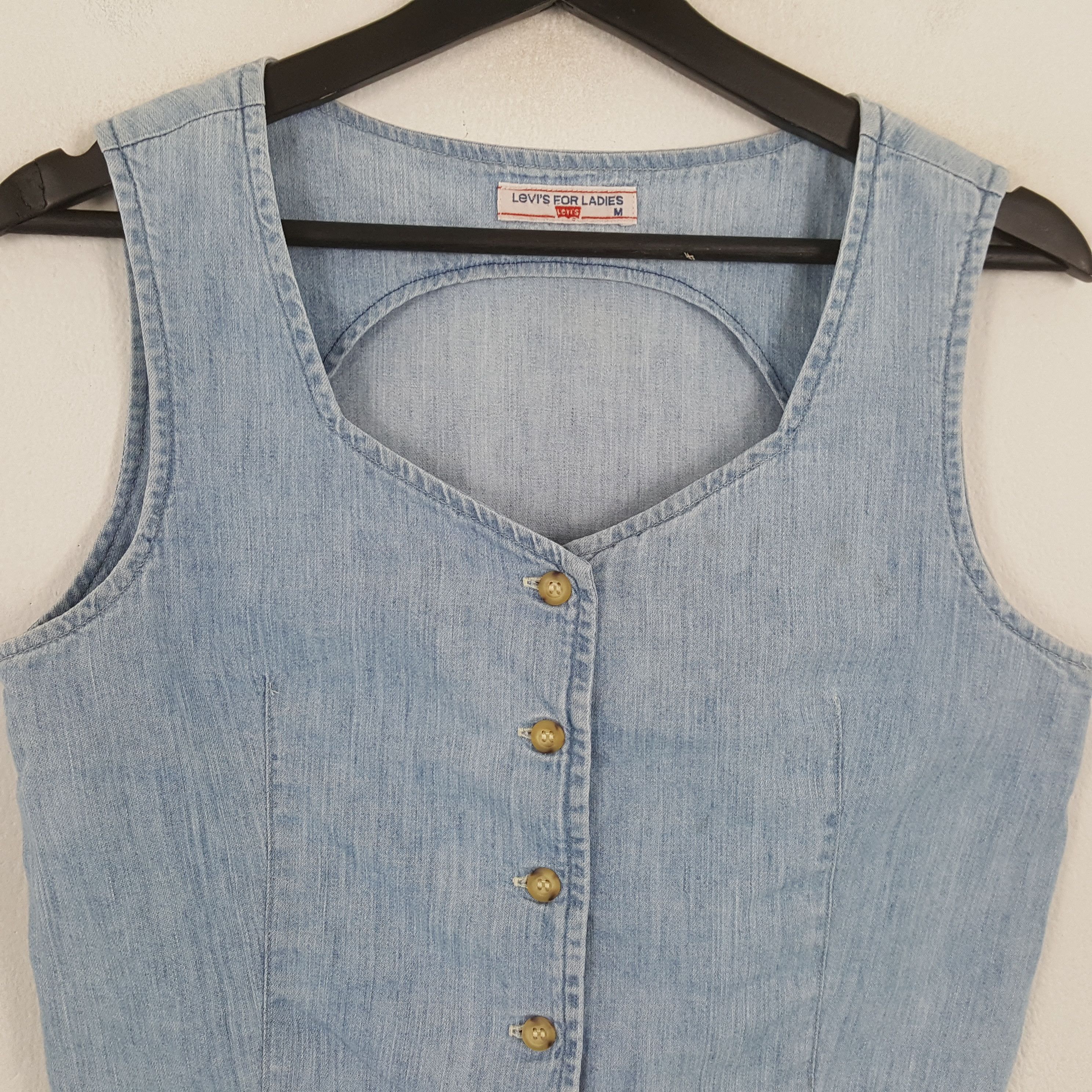 Levi's × Vintage LEVI'S For Ladies Tank Top Vest Size S / US 4 / IT 40 - 2 Thumbnail