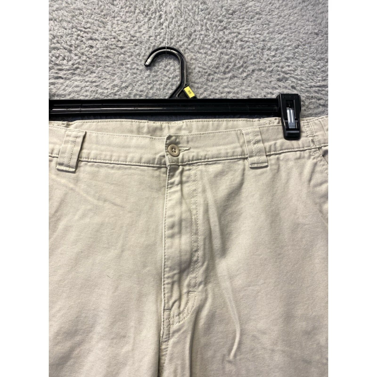 Vintage VINTAGE L.L. Bean Men's Cargo Pants Size 38 Beige Canvas Casual Outdoor 90s Nature Size US 38 / EU 54 - 2 Thumbnail
