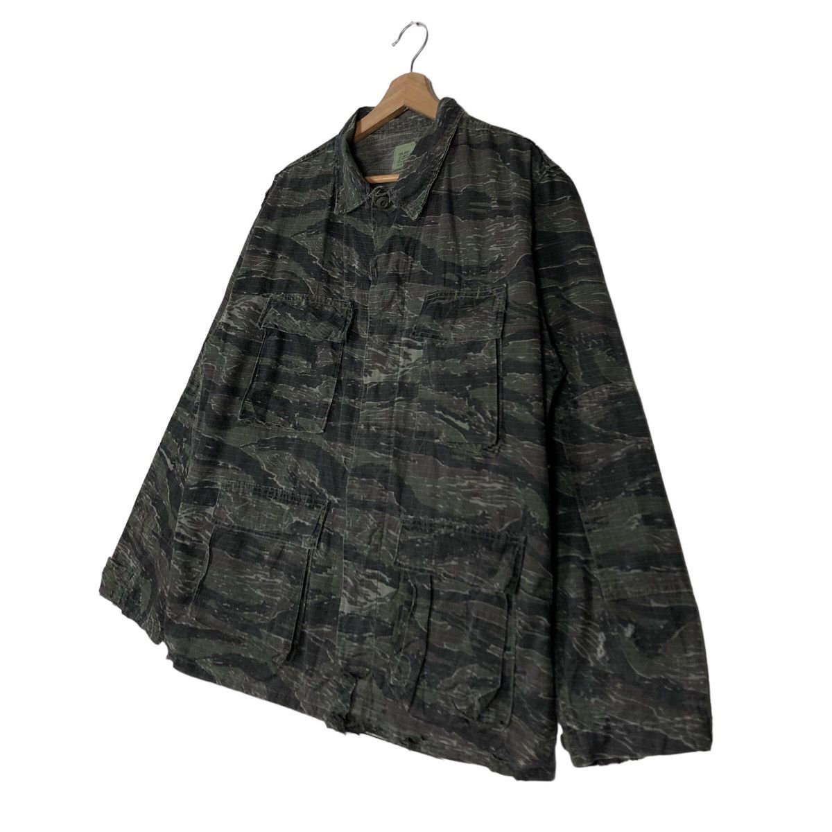 Japanese Brand 🔥90’s Vintage Cargo Inspector Jacket Military Tiger Striped Size US M / EU 48-50 / 2 - 7 Thumbnail