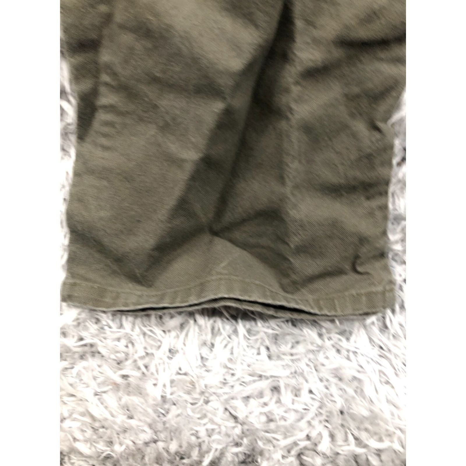 Dockers DOCKERS Canvas Carpenter Pants Mens 42x30 Green Slim Straight 5-Pocket Logo Zipper Button Casual Formal Business Pants Size US 42 / EU 58 - 7 Thumbnail