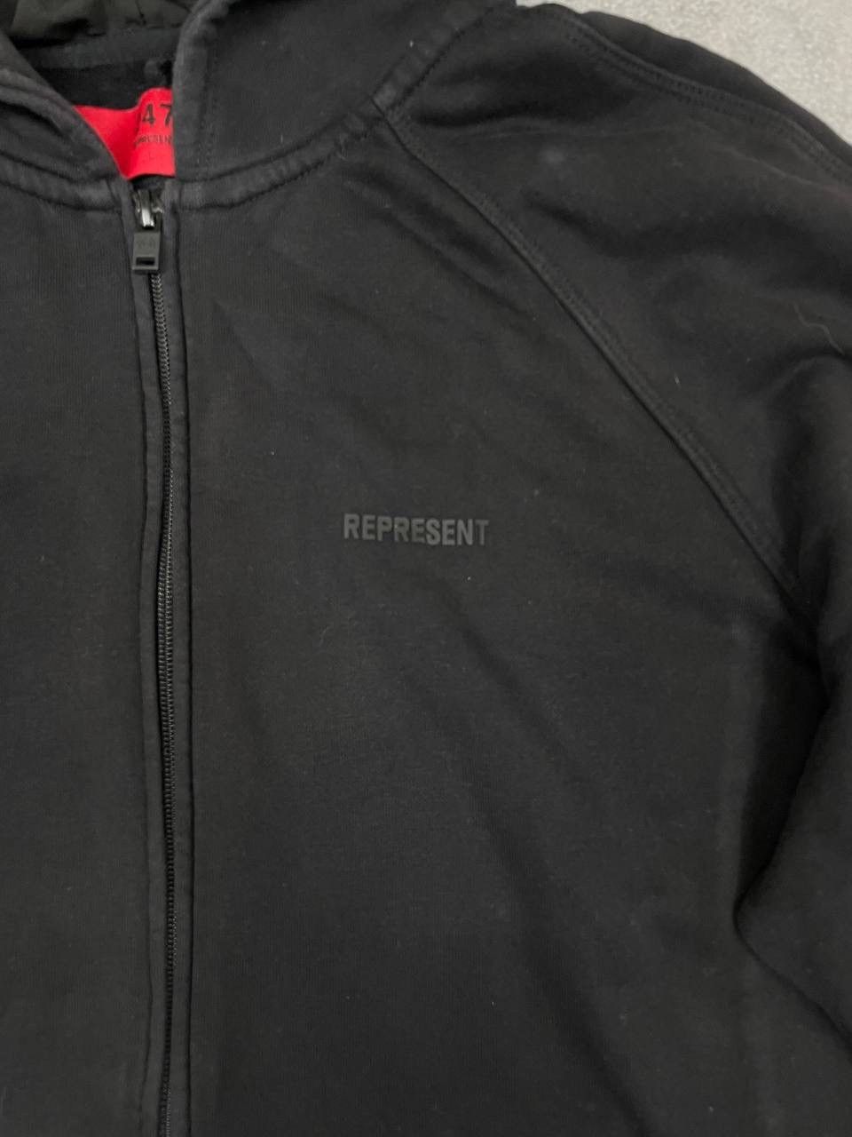 Represent Clo. Represent 247 Men Zip Hoodie Black Size L Size US L / EU 52-54 / 3 - 3 Thumbnail
