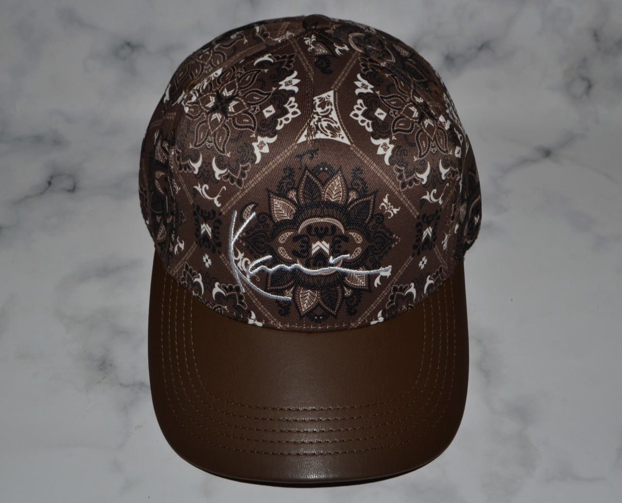 Karl Kani New Karl Kani Signature Paisley cap Brown One Size Size ONE SIZE - 2 Thumbnail