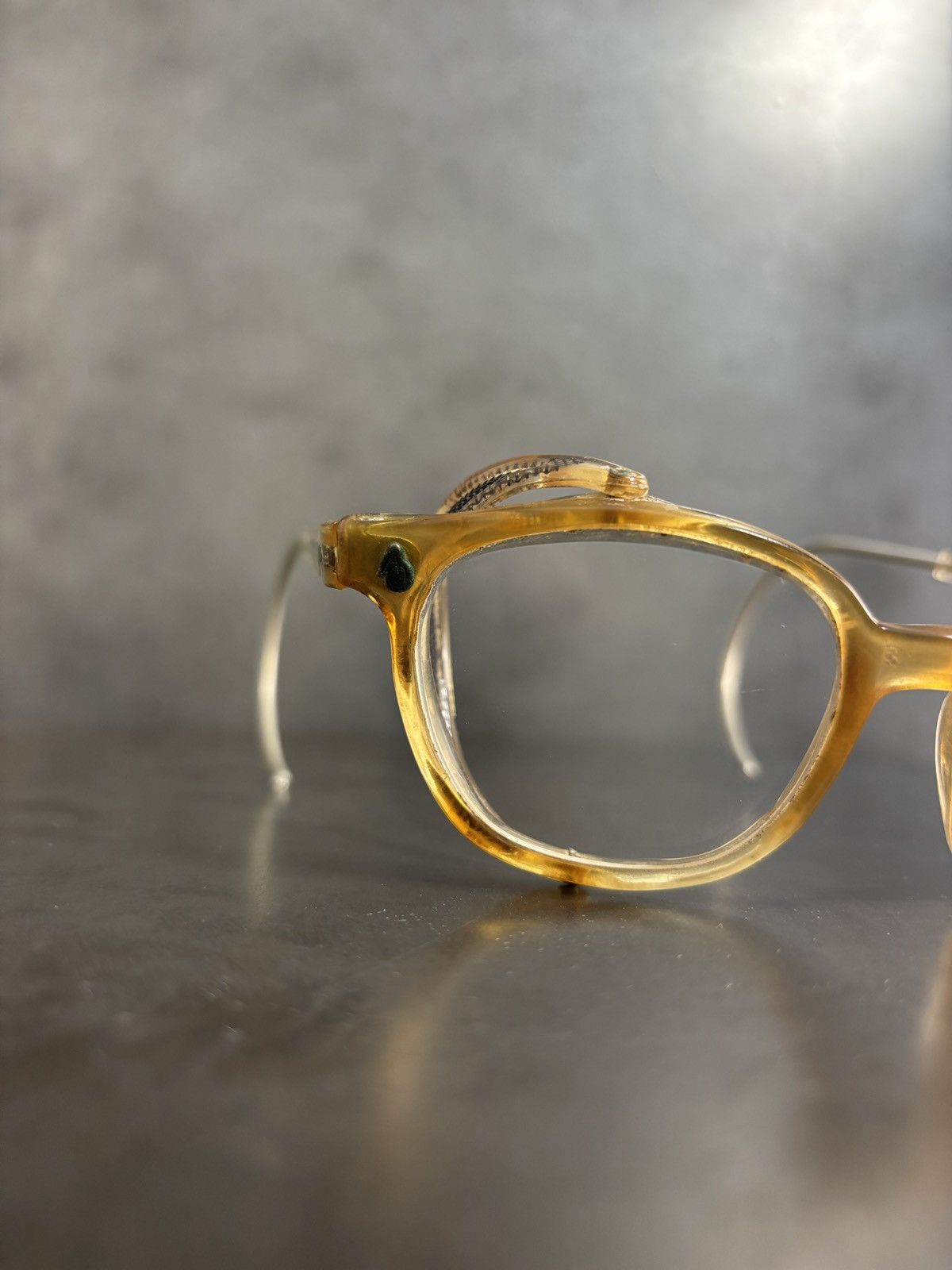 American Optical 1940s American Optical Safety Glasses WW2 Vintage Eye Frames Size ONE SIZE - 9 Thumbnail
