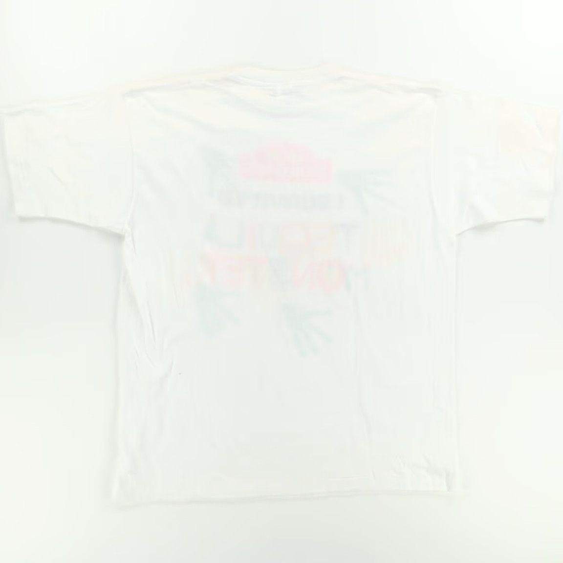 Vintage VINTAGE A1 Du Bouchett I Survived Tequila Monster Solid T-Shirt White Mens XL Size US XL / EU 56 / 4 - 4 Thumbnail