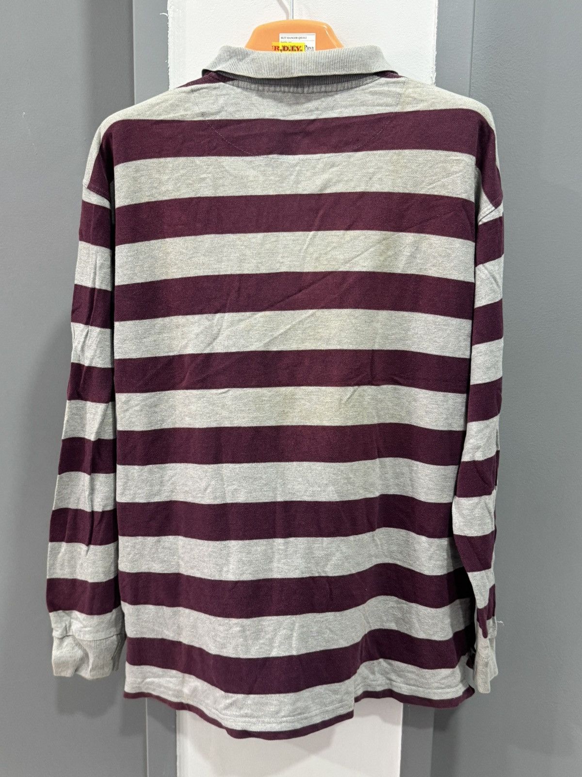 Burberry vintage BURBERRYS’ - long sleeve rugby shirt Size US XL / EU 56 / 4 - 7 Thumbnail