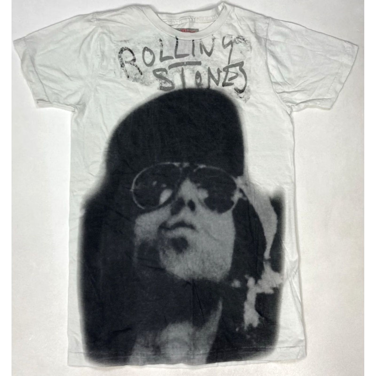 Vintage The Rolling Stones Music Graphic T-shirt Men Small White Short Sleeve Size US S / EU 44-46 / 1 - 2 Thumbnail
