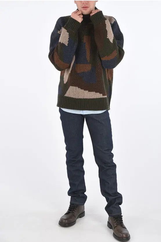 Han Kjobenhavn HAN KJØBENHAVN Cropped Bulky Mock Neck Sweater Knit | XL Size US XL / EU 56 / 4 - 1 Thumbnail