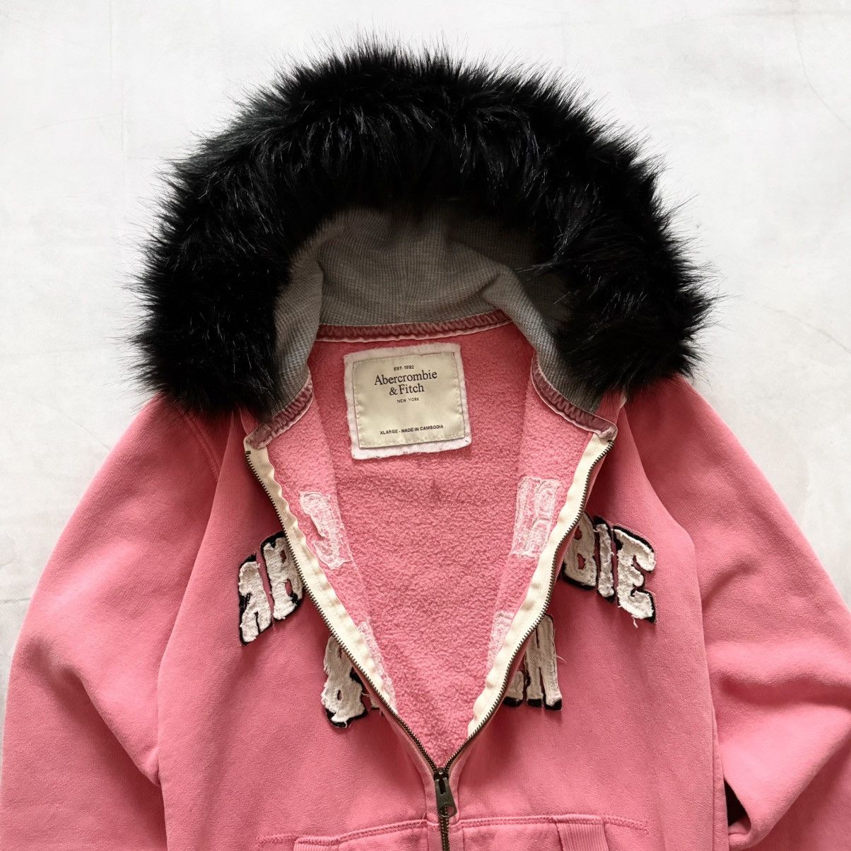 If Six Was Nine Abercrombie LGB If Six Was Nine Style Faux Fur Zip Jacket Size L / US 10 / IT 46 - 5 Thumbnail