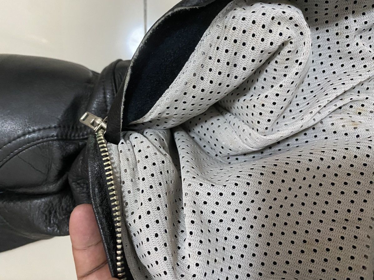 Japanese Brand × Leather × Vintage 90s VTG KUSHITANI HAMAMATSU LEATHER BIKER PANTS Size US 31 - 12 Thumbnail