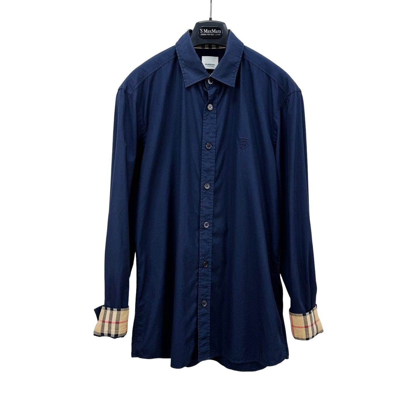 Burberry Burberry Check Cuff Embroidered Shirt Size M Size US M / EU 48-50 / 2 - 1 Thumbnail