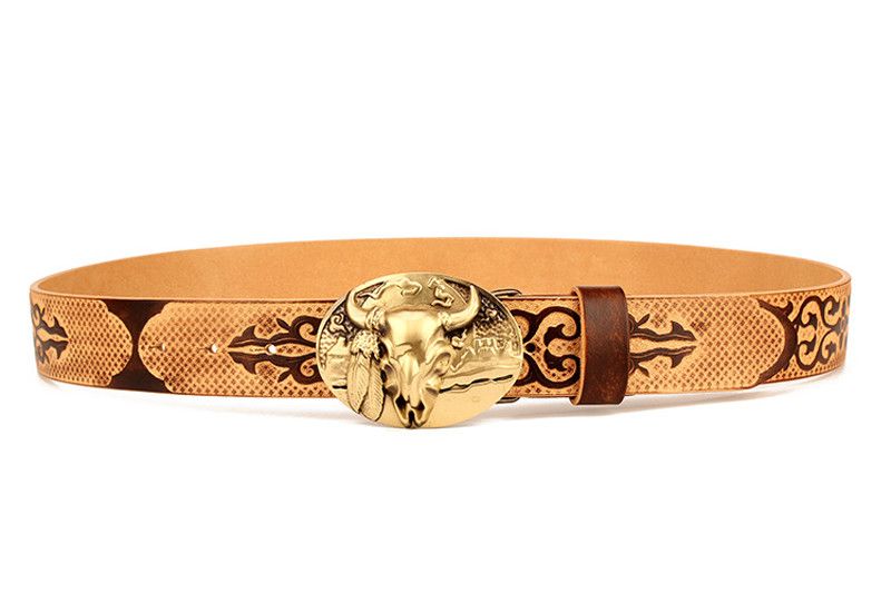 Japanese Brand × Leather Ethnic Style Leather Belt Size ONE SIZE - 4 Thumbnail