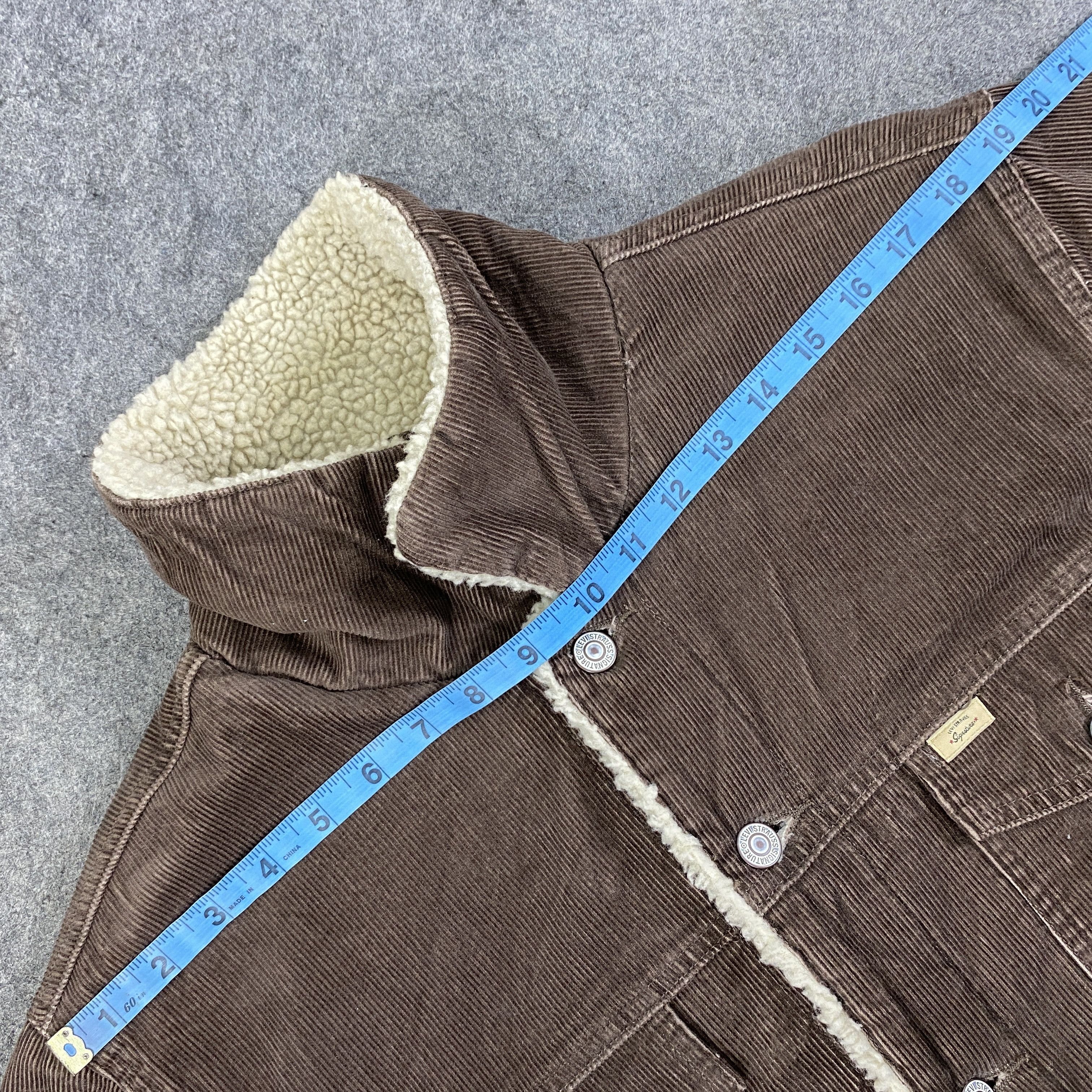 Levi's Vintage Levis Strauss Corduroy Sherpa Jacket -J113 Size US M / EU 48-50 / 2 - 5 Thumbnail