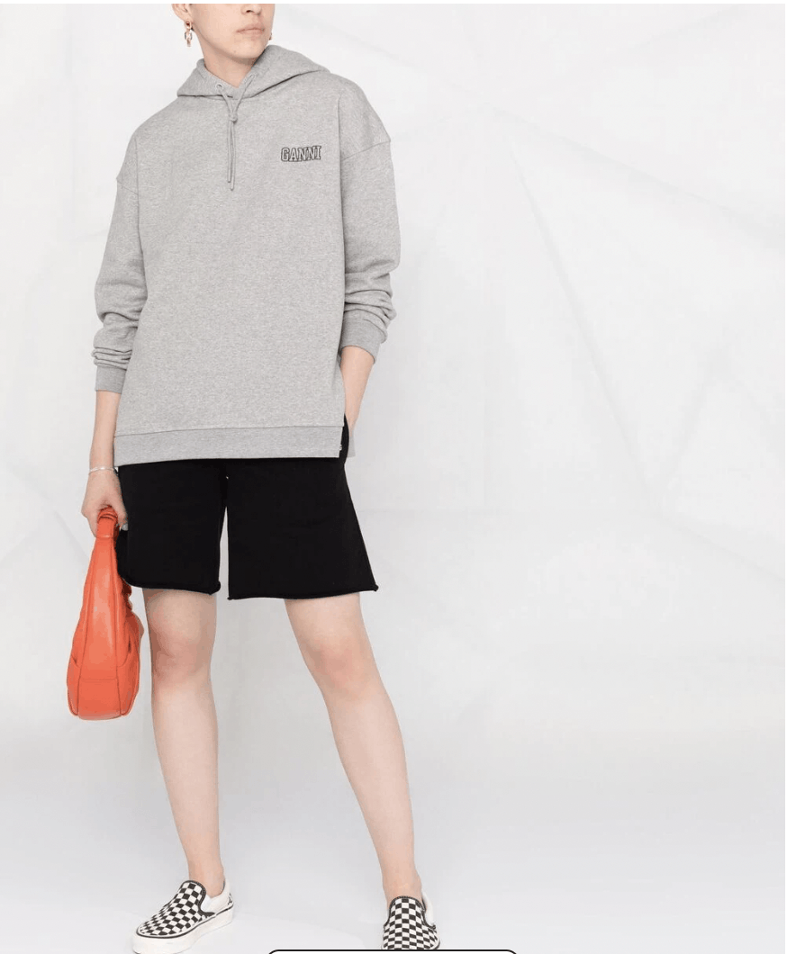 Ganni Gray Ganni Hoodie Size S / US 4 / IT 40 - 2 Thumbnail