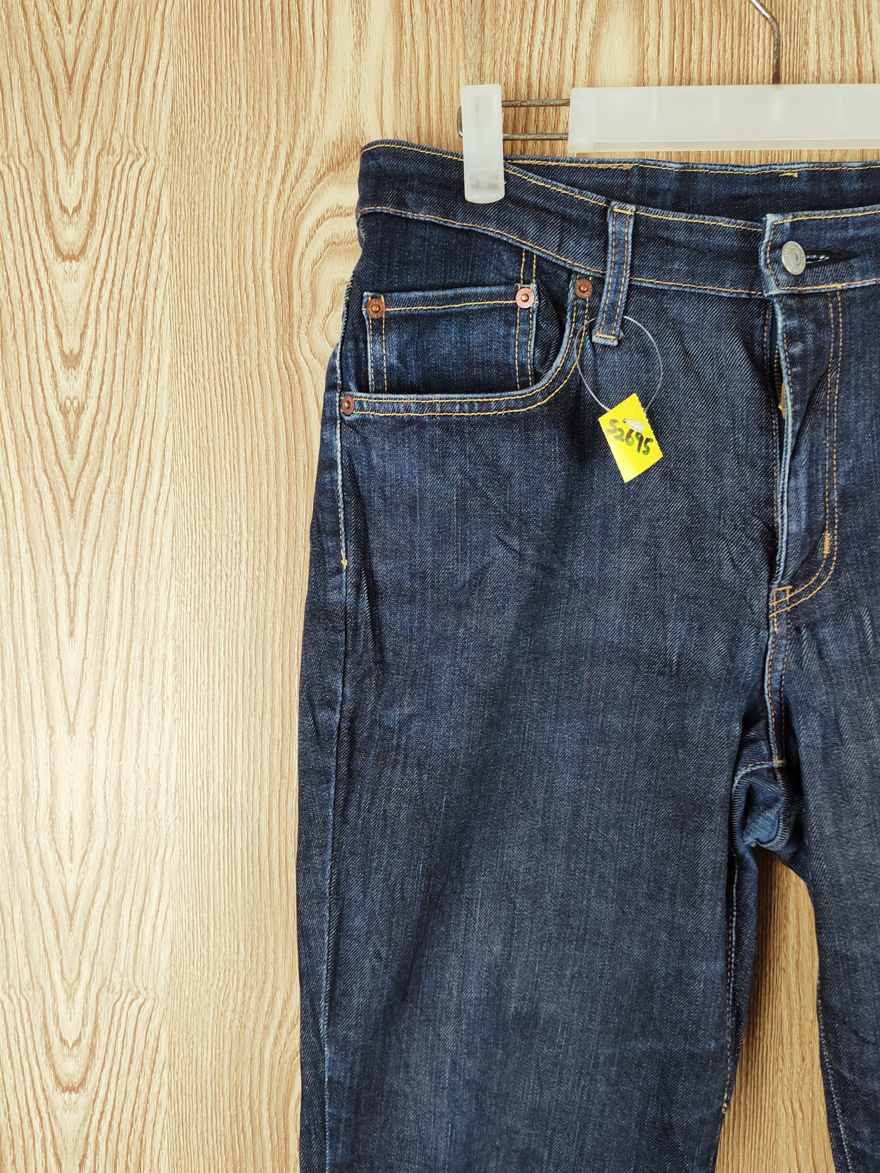 Edwin Edwin Dark Blue Distressed Ripped Jeans#S2695 Size US 31 - 3 Thumbnail