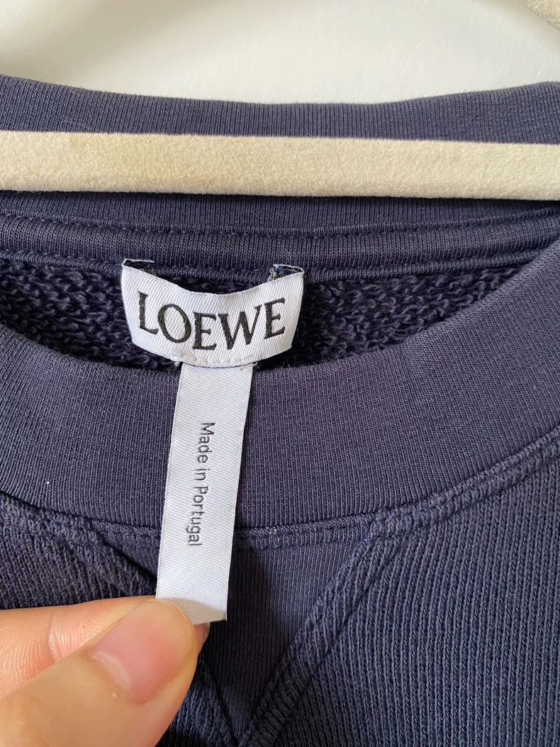 Loewe Loewe Dumbo sweater, size S dark blue, made in Portugal, p Size S / US 4 / IT 40 - 2 Thumbnail