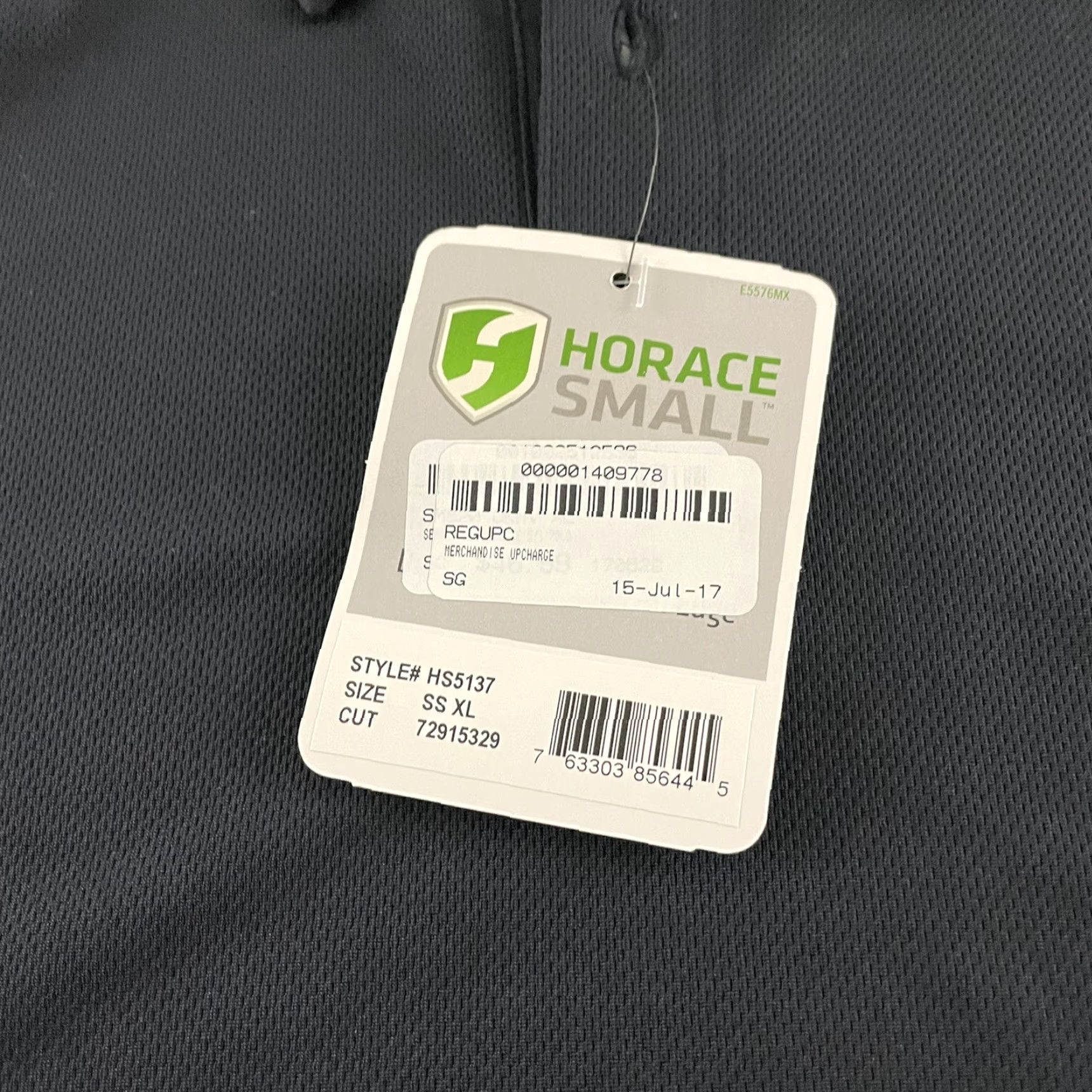 Vintage Horace Small Short Sleeve Button-Up Golf Polo Shirt Men XL Solid Black Size US XL / EU 56 / 4 - 5 Thumbnail