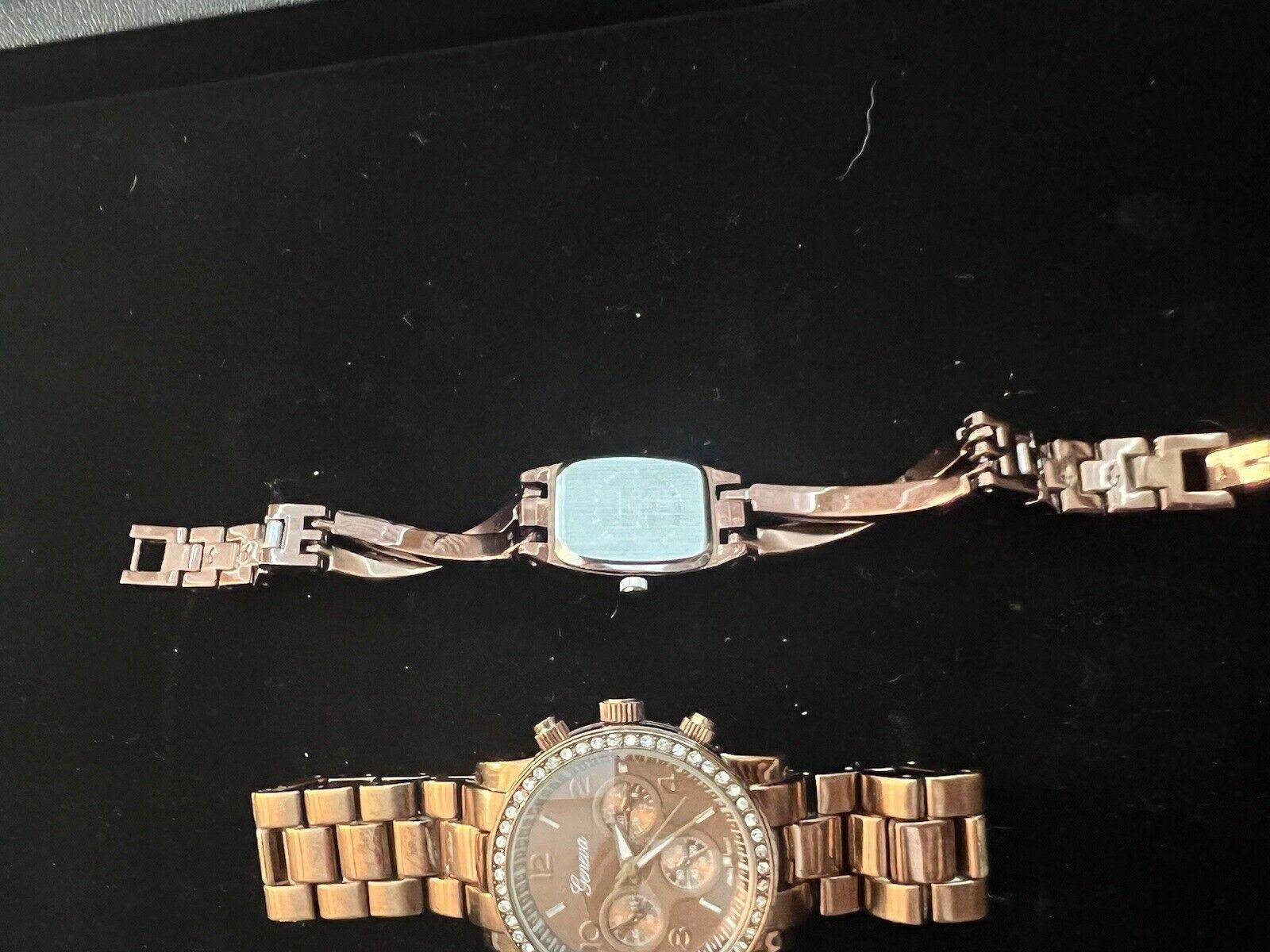 Designer 2 Chocolate Colored Ladies Watches Size ONE SIZE - 3 Thumbnail