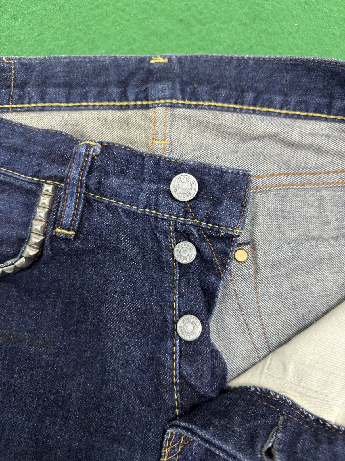Hysteric Glamour A24 STUDDED HYSTERIC GLAMOUR SELVEDGE Size US 32 / EU 48 - 17 Thumbnail