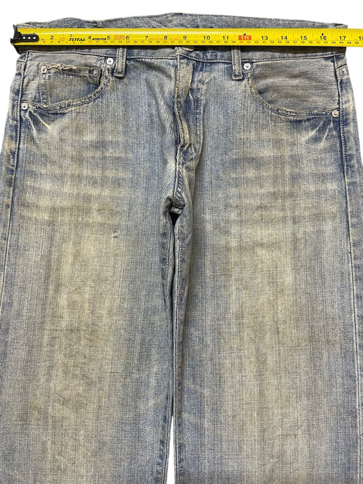Uniqlo Vintage Japanese Uniqlo Mud Wash Style Baggy Jeans Size US 34 / EU 50 - 11 Thumbnail