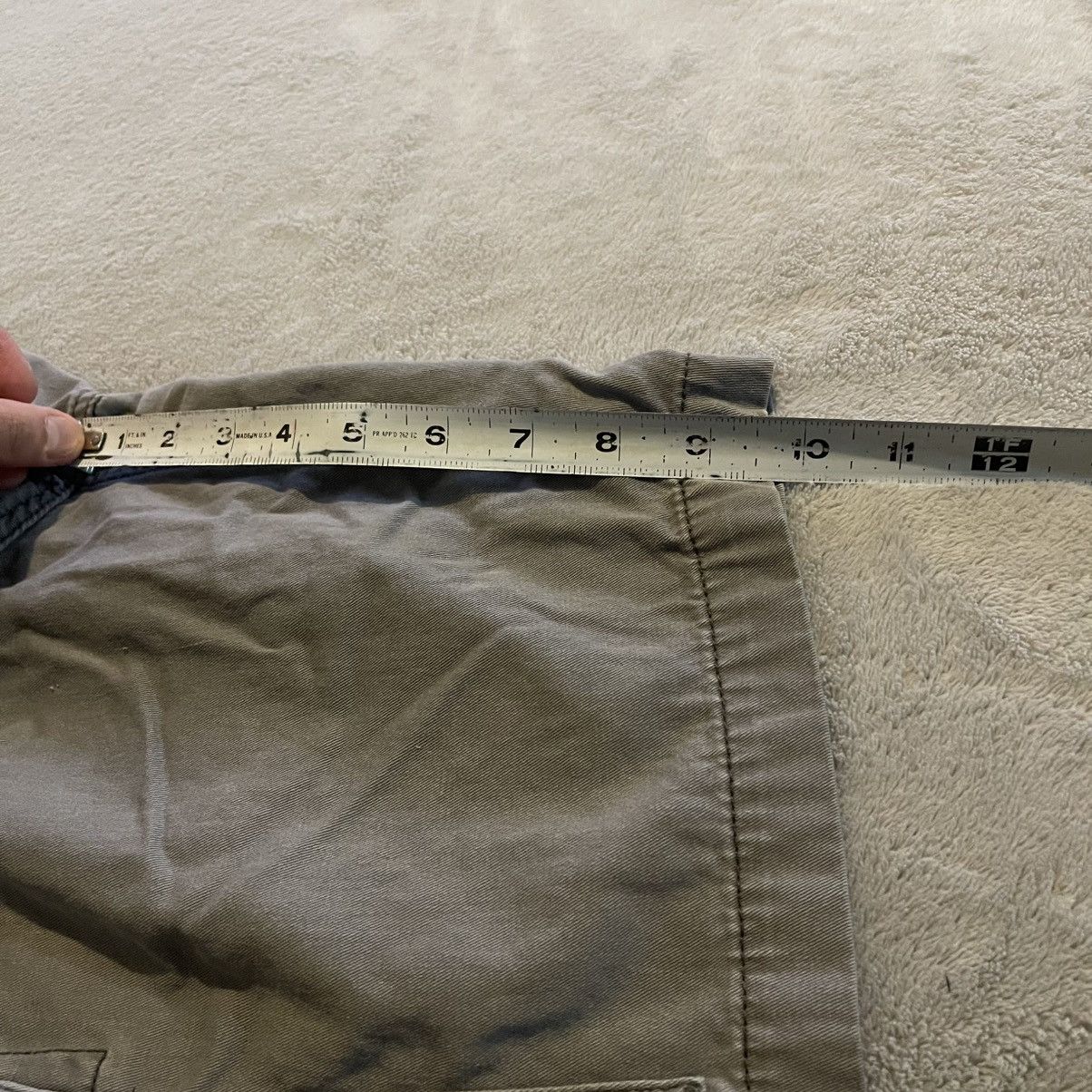 U.S. Polo Assn. US Polo Assn Mens Gray Cargo Shorts Size 36 Military Style Size US 36 / EU 52 - 9 Thumbnail