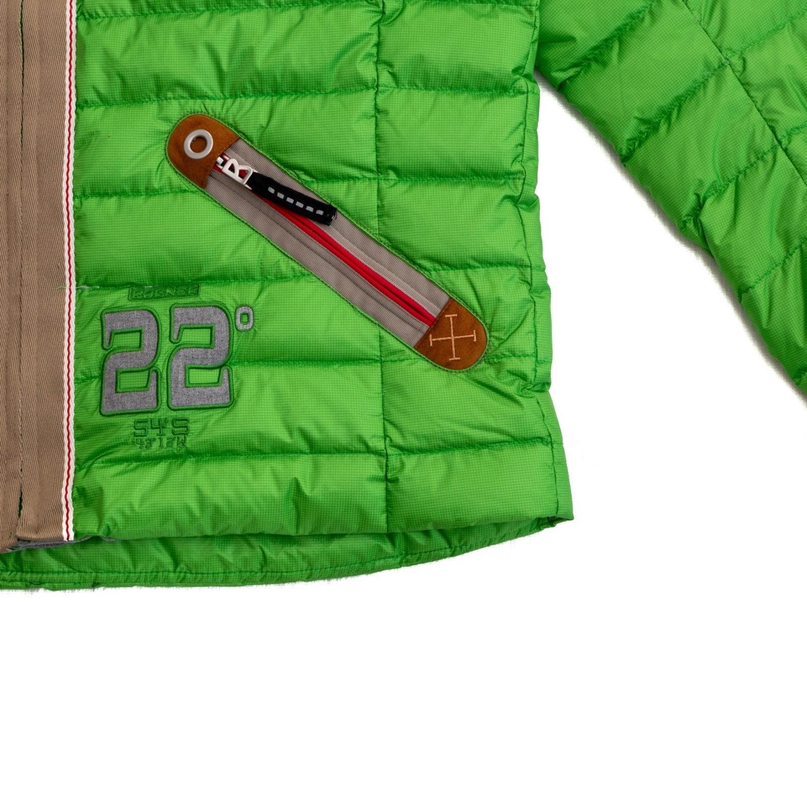 Bogner Bogner Mens Ski Jacket Green Down Fur Hood Sports Coat Sz M Size US M / EU 48-50 / 2 - 9 Thumbnail