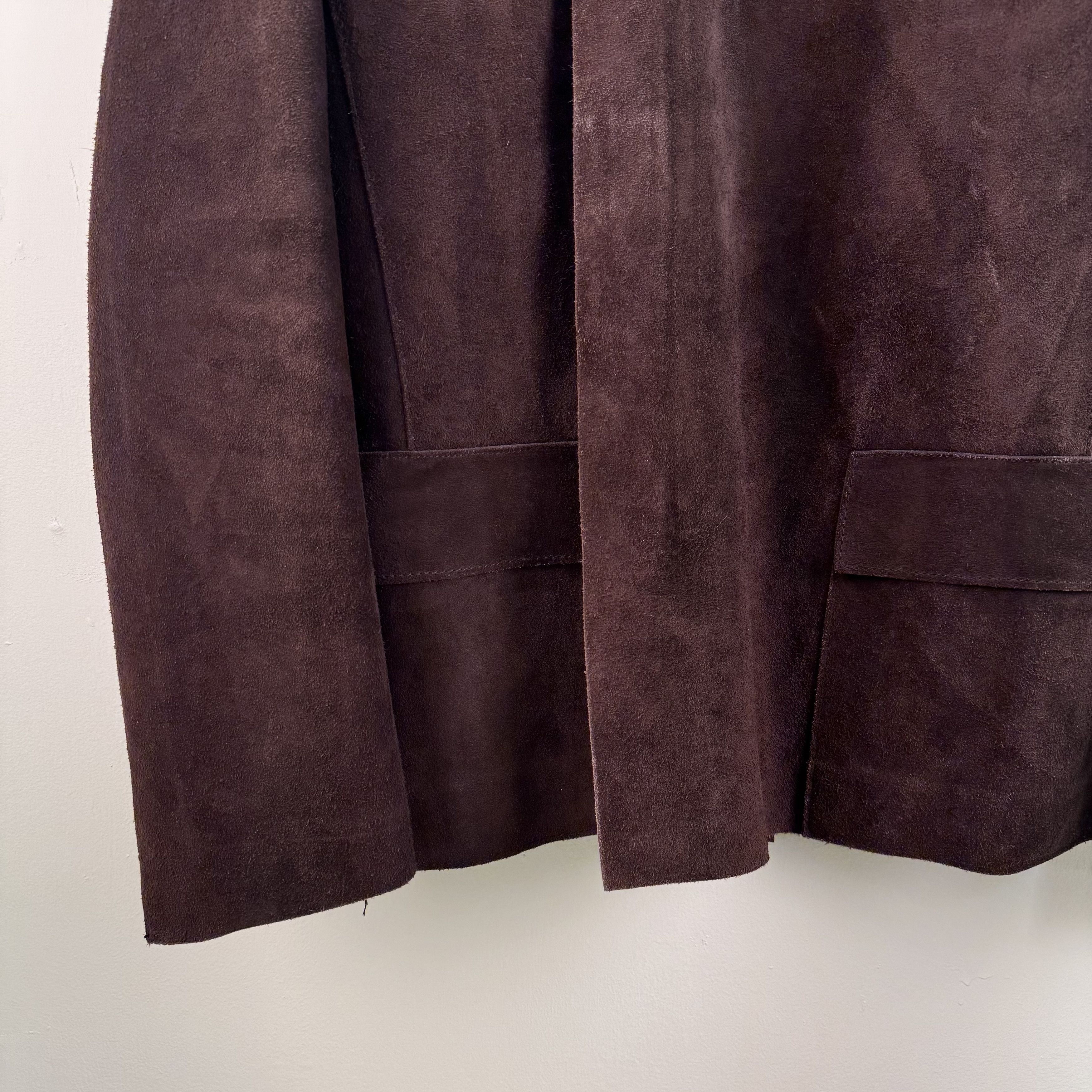 Yves Saint Laurent Yves Saint Laurent Rive Gauche Suede Jacket Size L / US 10 / IT 46 - 5 Thumbnail