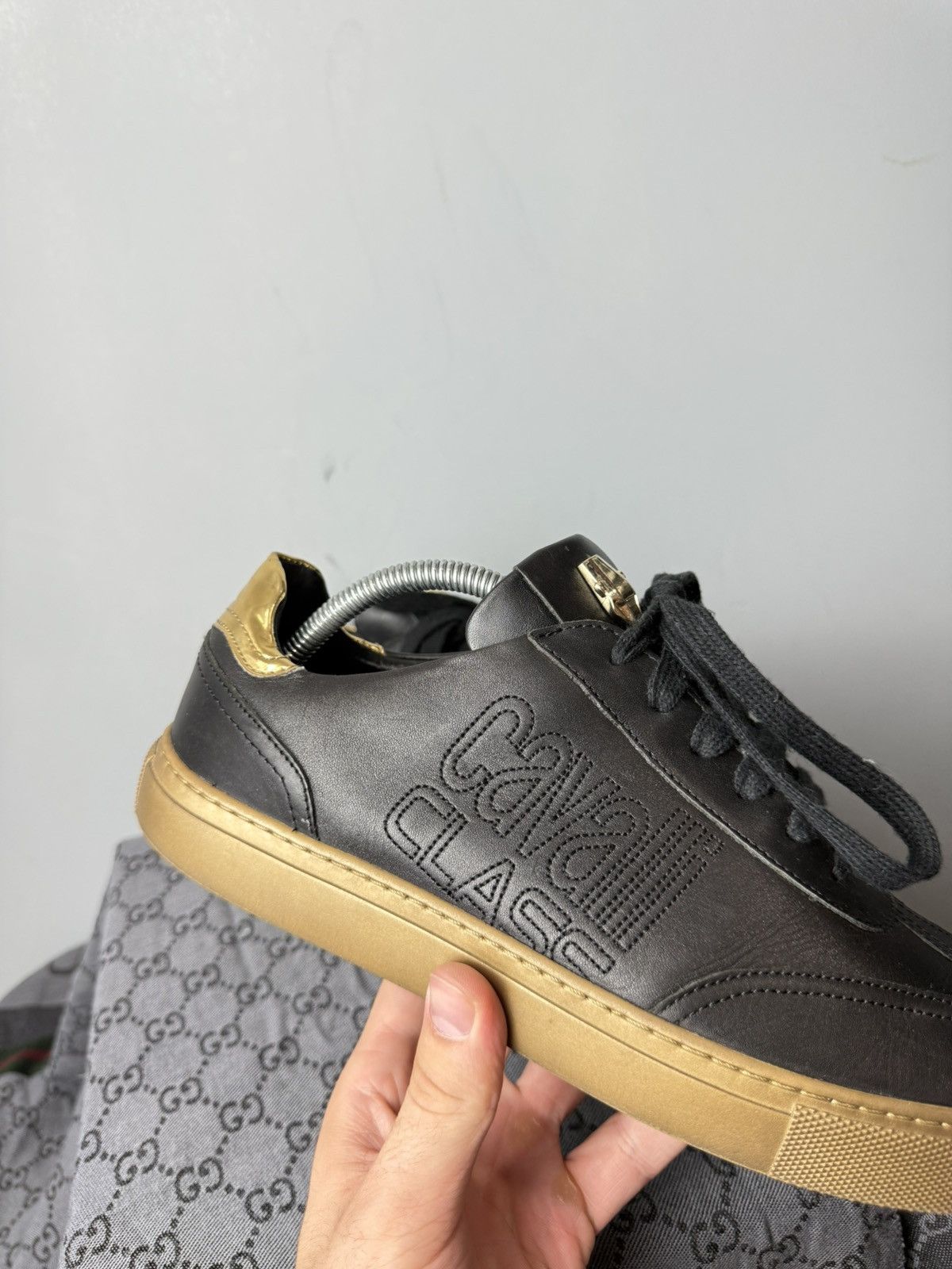 Cavalli Class Roberto Just Cavalli Class Leather Sneakers Luxury Size US 10 / EU 43 - 6 Thumbnail