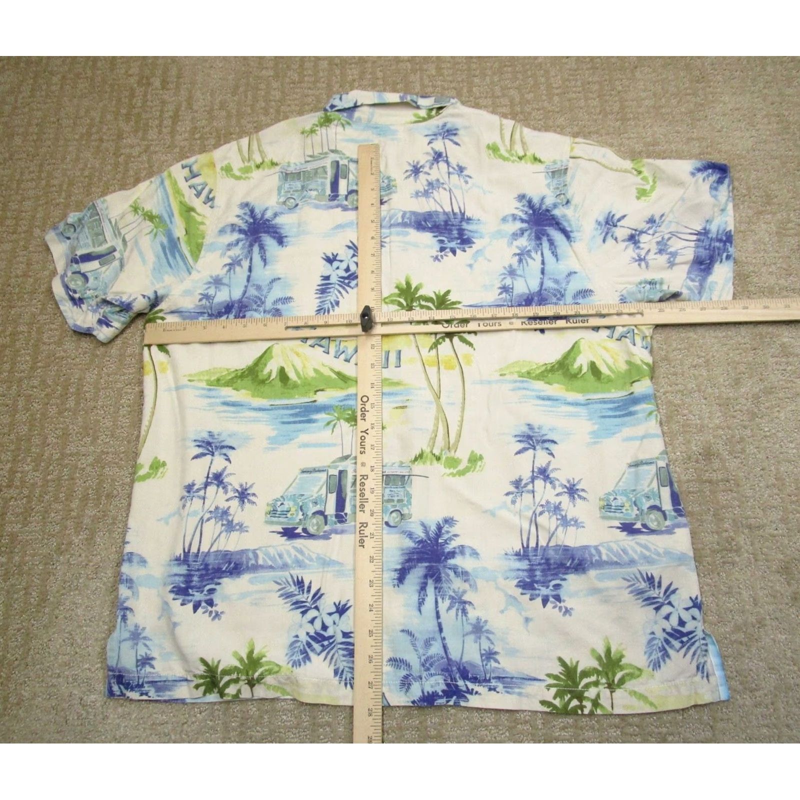 Tommy Bahama Tommy Bahama Shirt Men XL White Silk Short Sleeve Button-Up Collared Hawaiian AOP Floral Beach 90s Theme Mens Size US XL / EU 56 / 4 - 4 Thumbnail