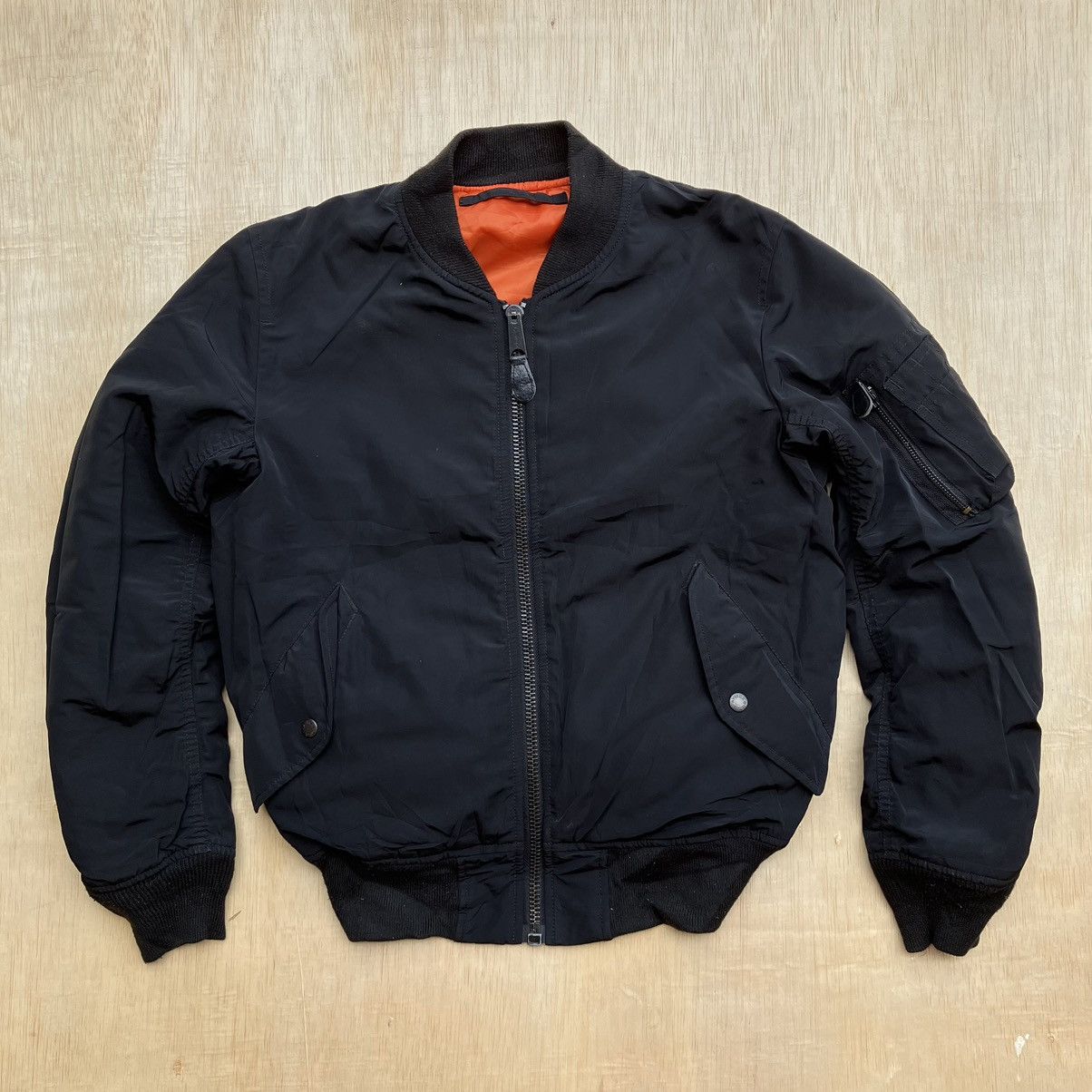 Alpha Industries × Avirex × Buzz Rickson's AVIREX BIG LOGO BOMBER JACKET Size US M / EU 48-50 / 2 - 8 Thumbnail