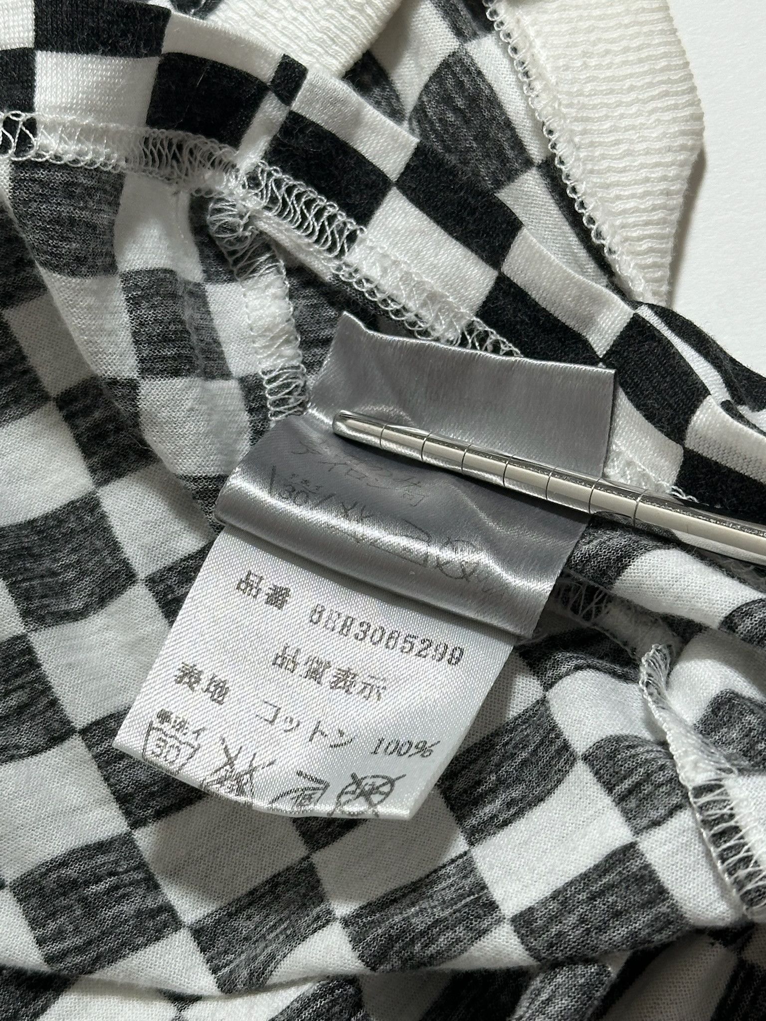 Dior × Hedi Slimane Dior Homme SS06 Checkerboard Shirt | Grailed