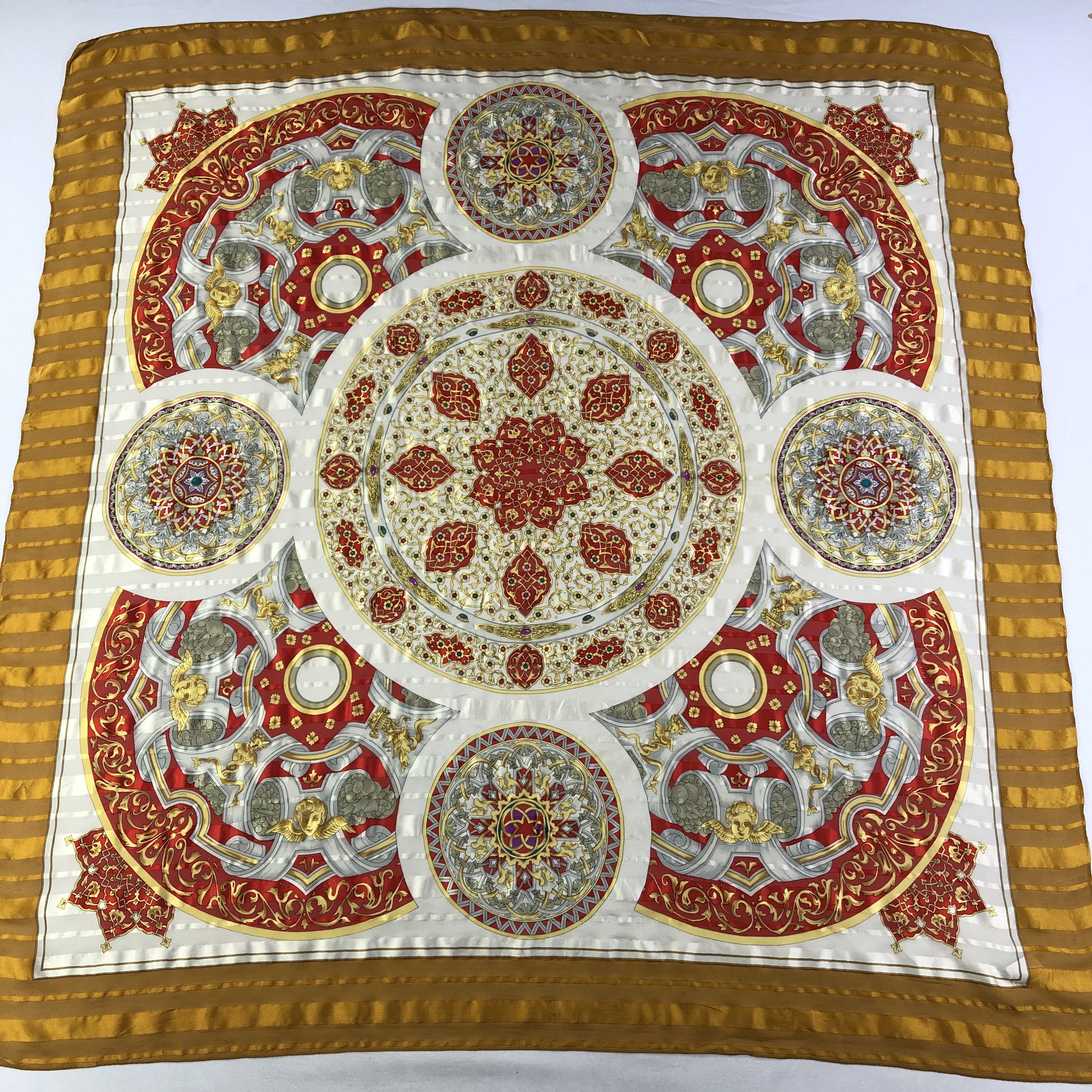 Vintage Vintage Silk Scarf Size ONE SIZE - 2 Thumbnail