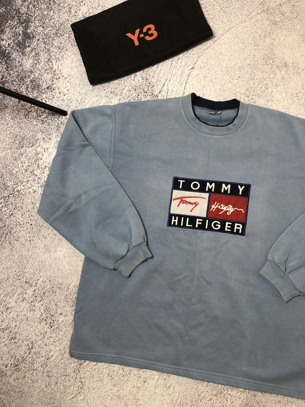Tommy Hilfiger × Vintage Vintage sweater Tommy Hilfiger big logo sport y2k Size US XXL / EU 58 / 5 - 3 Thumbnail