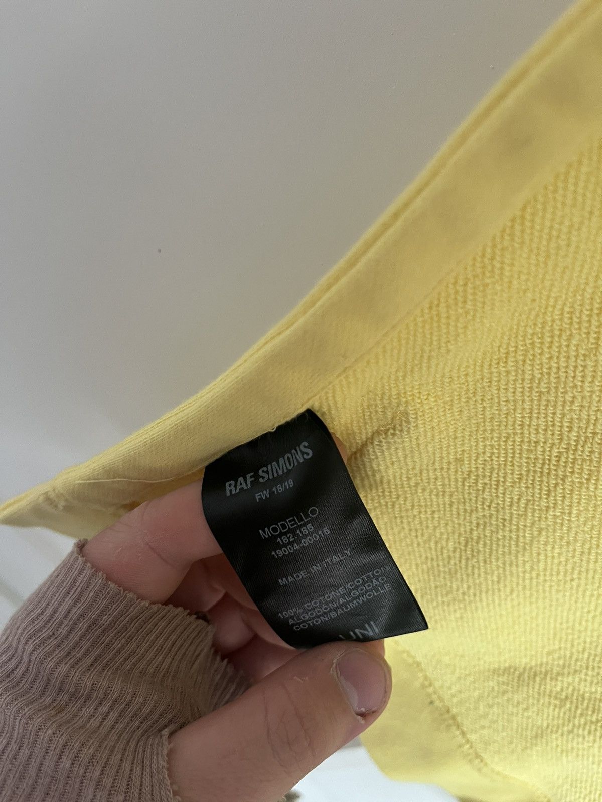 Raf Simons Raf Simons “Drugs” half hoodie Size US L / EU 52-54 / 3 - 4 Thumbnail