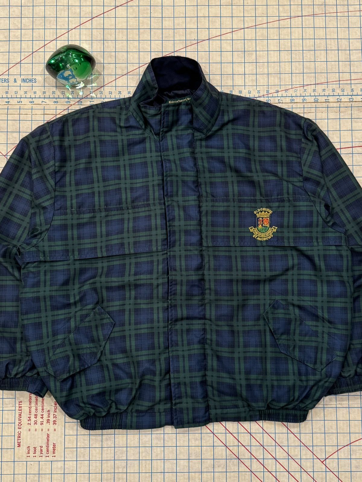 Vintage Vintage St Andrews Old Course Full Zip Black Watch Tartan Size US L / EU 52-54 / 3 - 2 Thumbnail