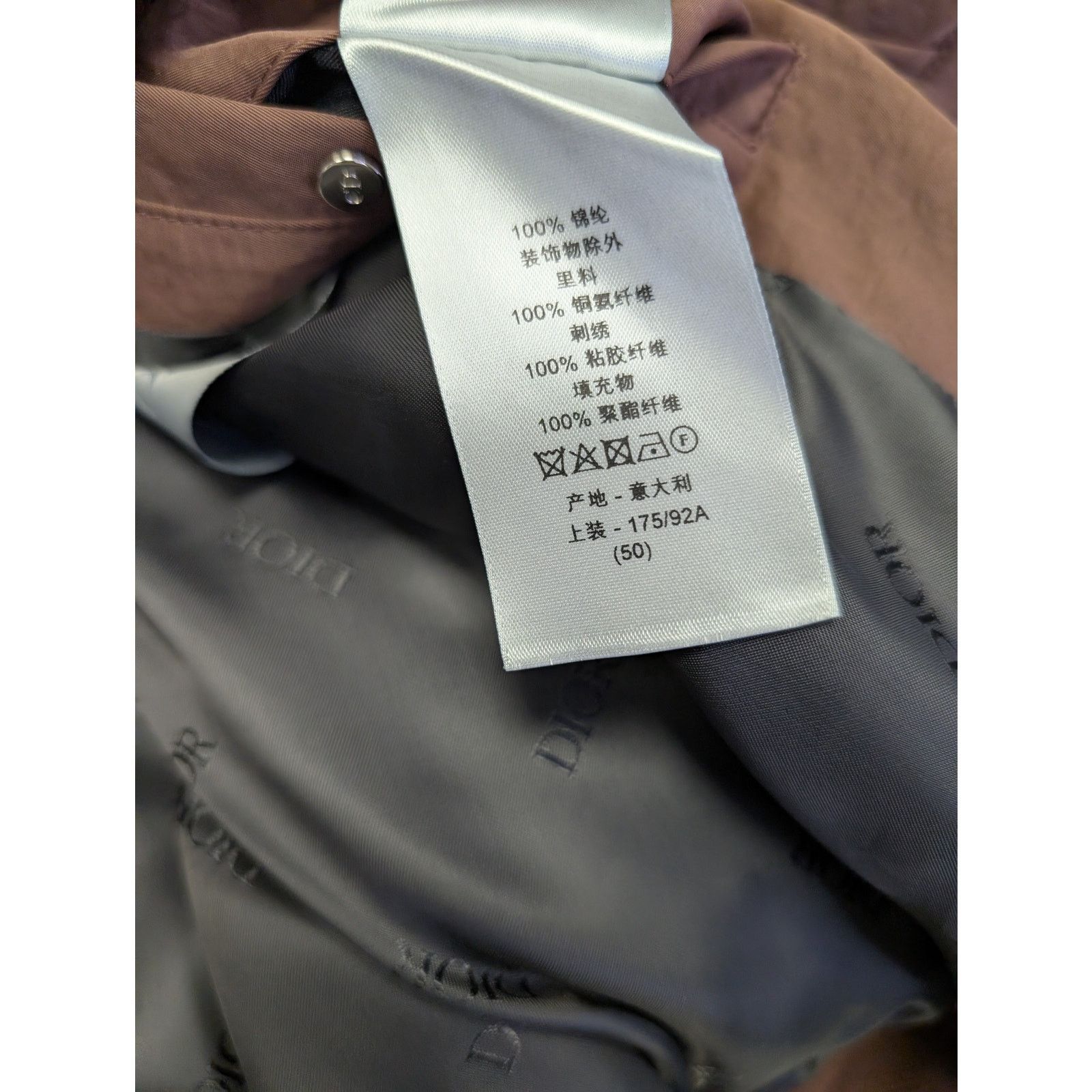 Dior × Travis Scott o1rshd1 Cactus Jack Embroidered Bomber Jacket in Bordeaux Size US M / EU 48-50 / 2 - 19 Thumbnail