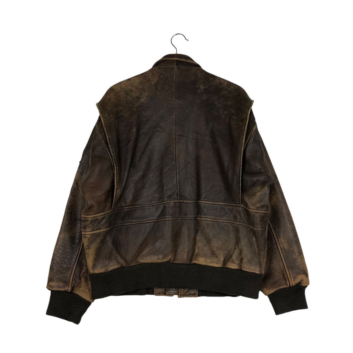 Vintage 🔥VINTAGE LEATHER JACKET AIR FORCE MILITARY BUZZ RICKSONS Size US M / EU 48-50 / 2 - 12 Thumbnail