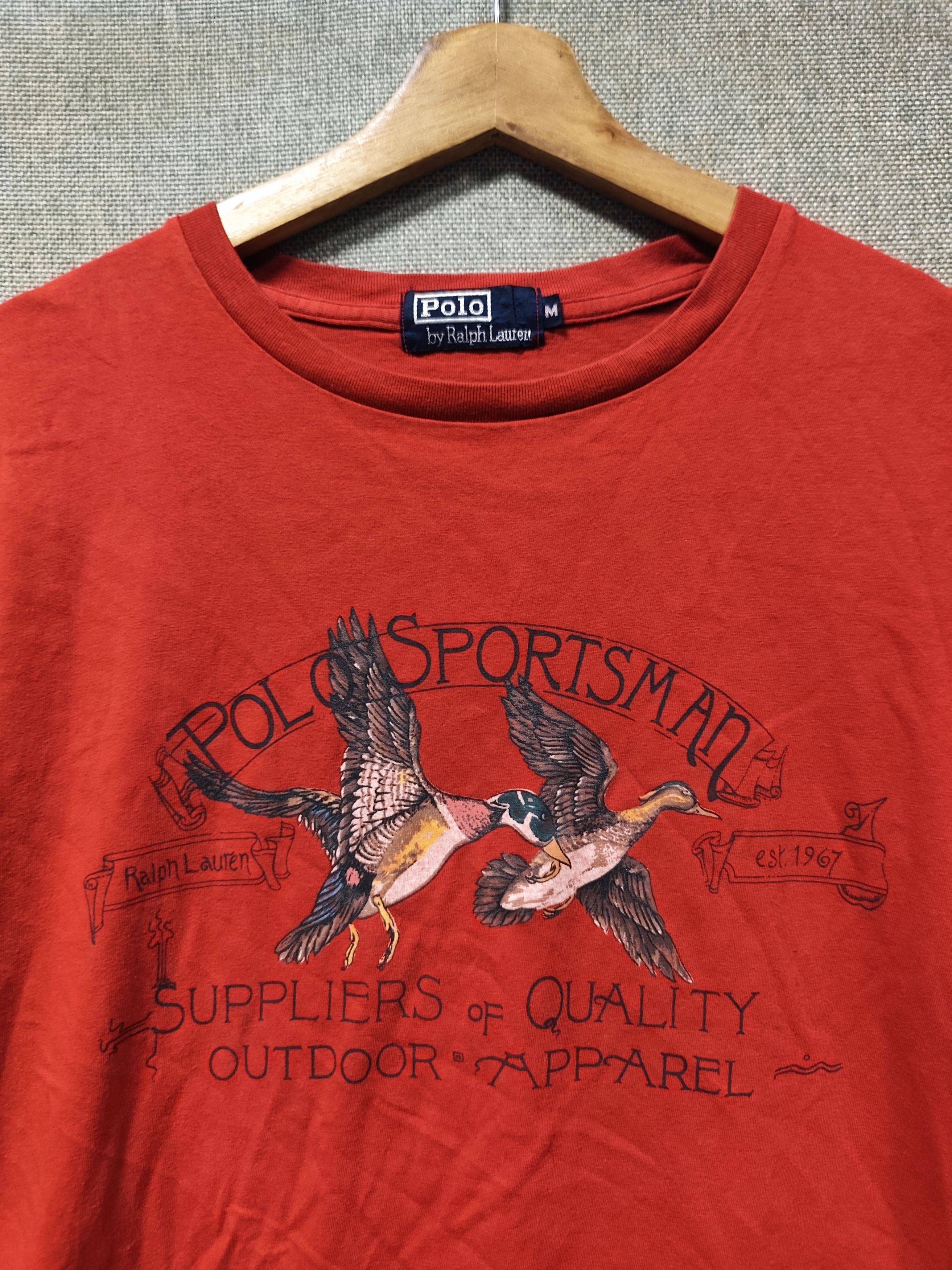 Polo Ralph Lauren vintage 90s t shirt polo ralph lauren sportsman Size US M / EU 48-50 / 2 - 3 Thumbnail
