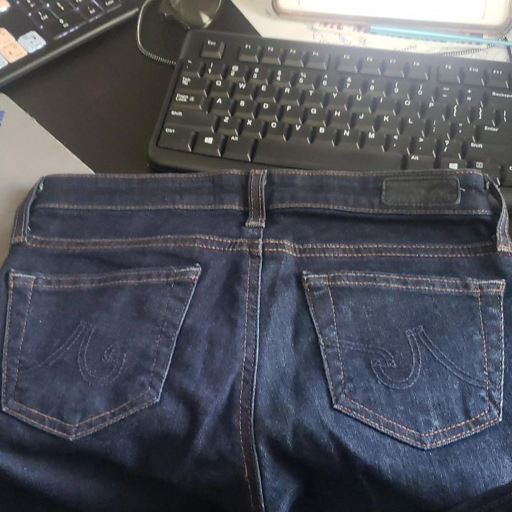 Designer CT1794 AG Adriano Goldschmied The Stilt Cigarette Jean 25R Size 25" / US 0 / IT 36 - 5 Thumbnail