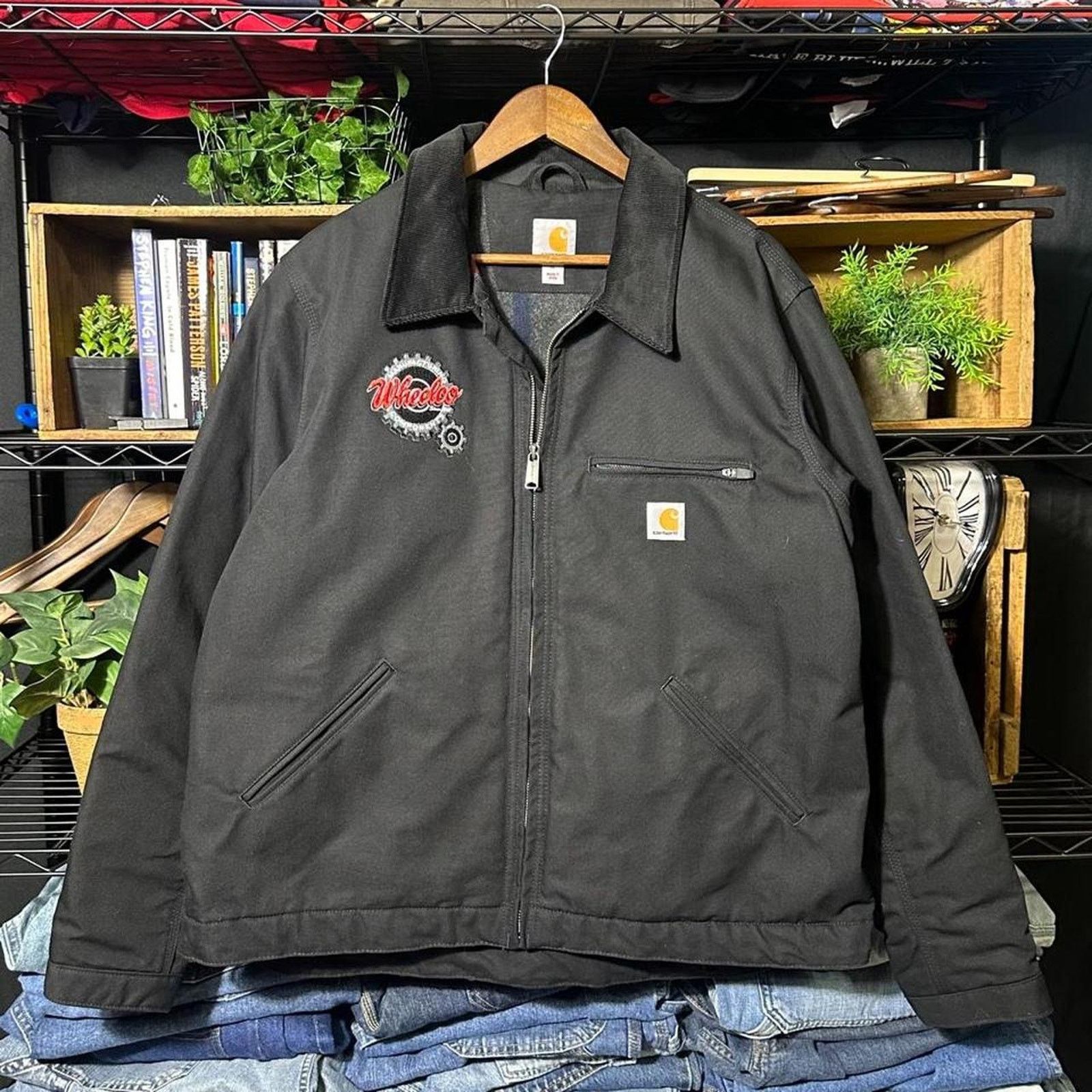 Carhartt Carhartt 103828 BLK Detroit Jacket XL Blanket Lined Black Size US L / EU 52-54 / 3 - 1 Thumbnail
