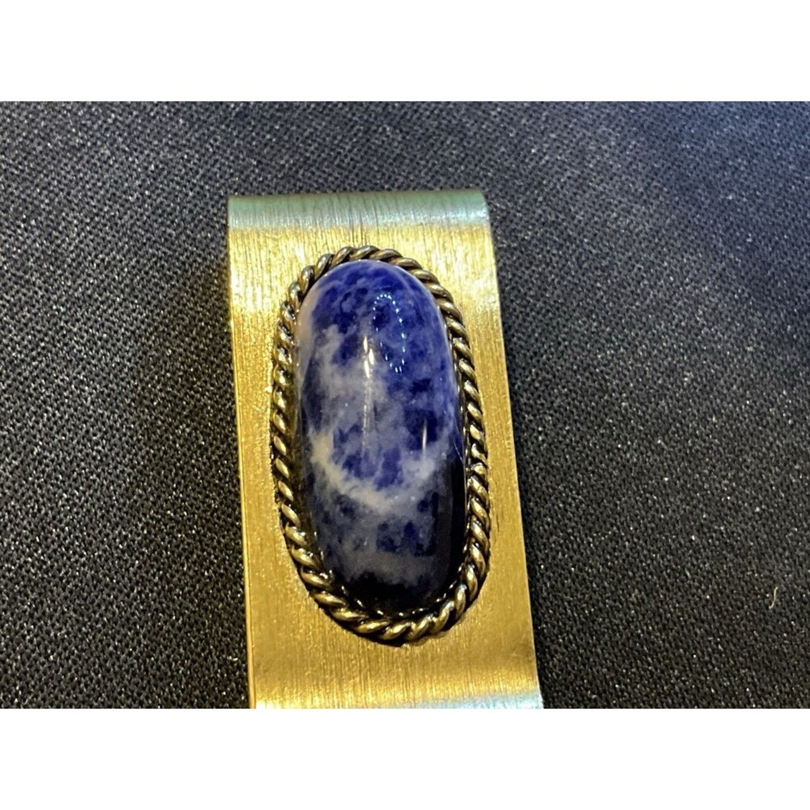 Other Gold Tone Demim Lapas Vintage Money Clip Size ONE SIZE - 2 Thumbnail