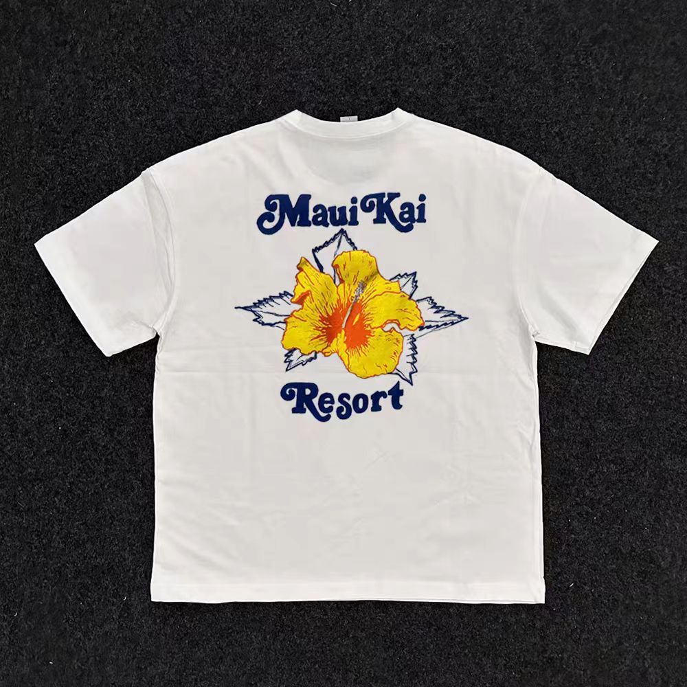 Vintage White casual retro floral print t-shirt Size US M / EU 48-50 / 2 - 1 Thumbnail