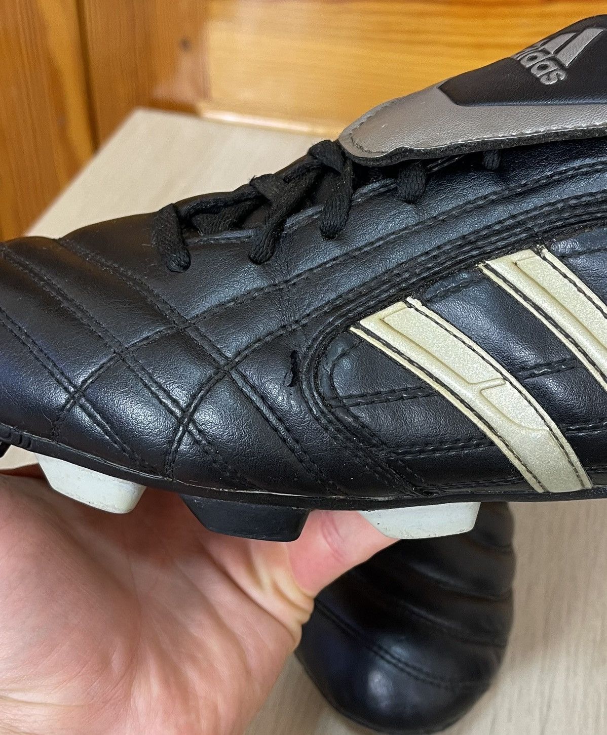 Vintage ⚽️ 2006 Vintage Adidas Predator Pulse Mania SG Football Boots Size US 11.5 / EU 44-45 - 10 Thumbnail
