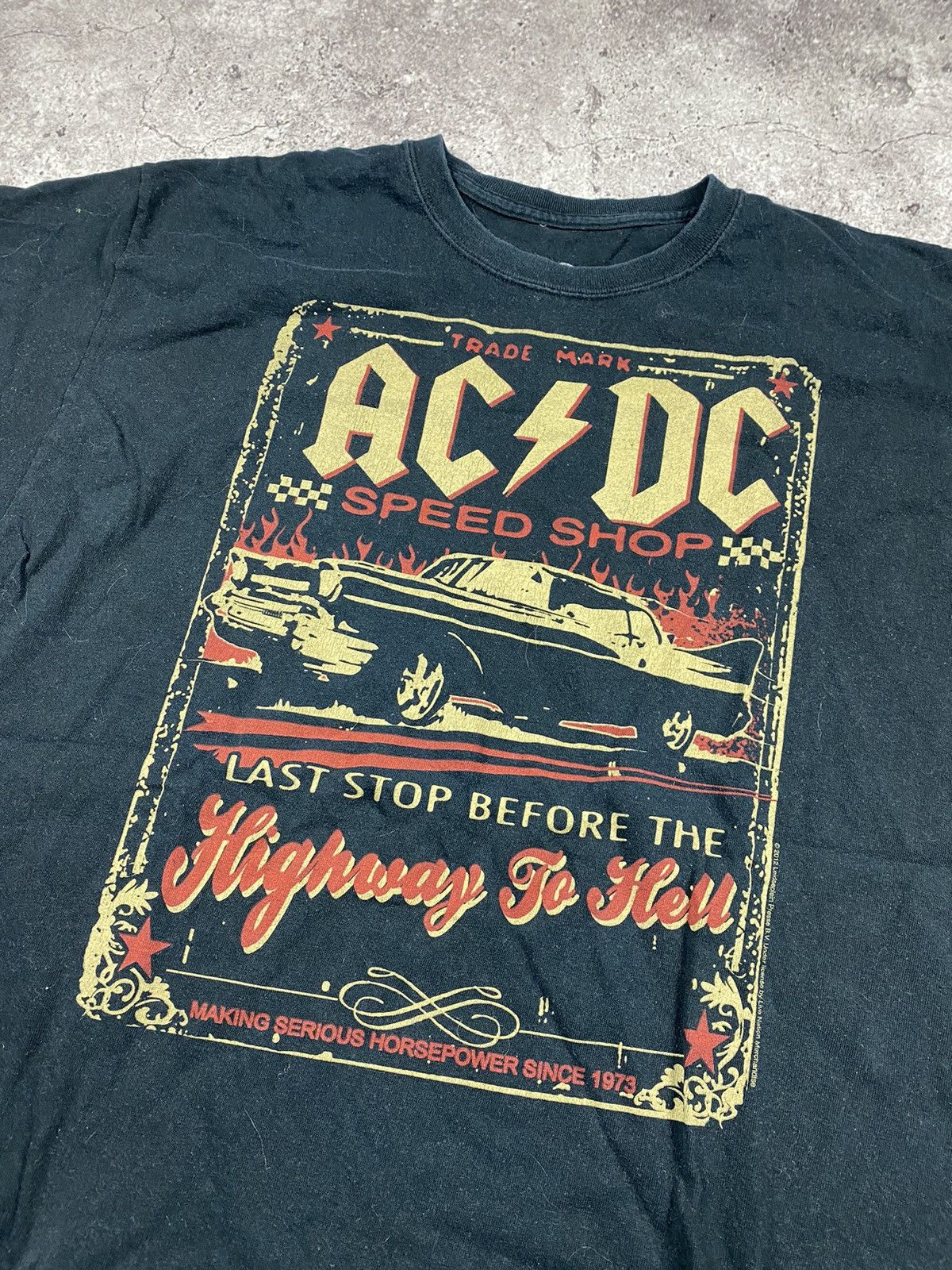 AC/DC × Band Tees × Liquid Blue Vintage 00’s AC/DC LAST STOP BEFORE HIGHWAY TO HELL Y2K SHIR Size US L / EU 52-54 / 3 - 2 Thumbnail