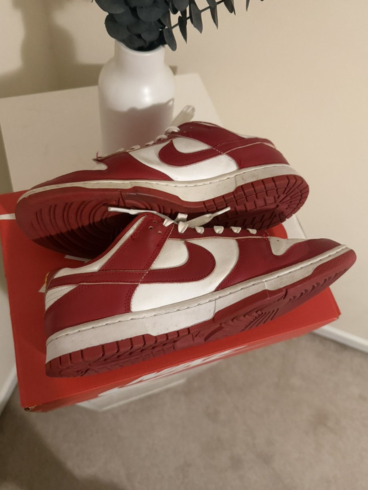 Nike Nike Dunk USC Red and Yellow Sneakers Size US 10 / EU 43 - 2 Thumbnail