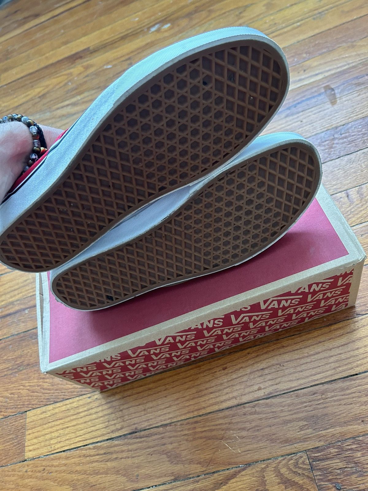 Vans Vans slip on checkered flame Size US 10 / EU 43 - 5 Thumbnail