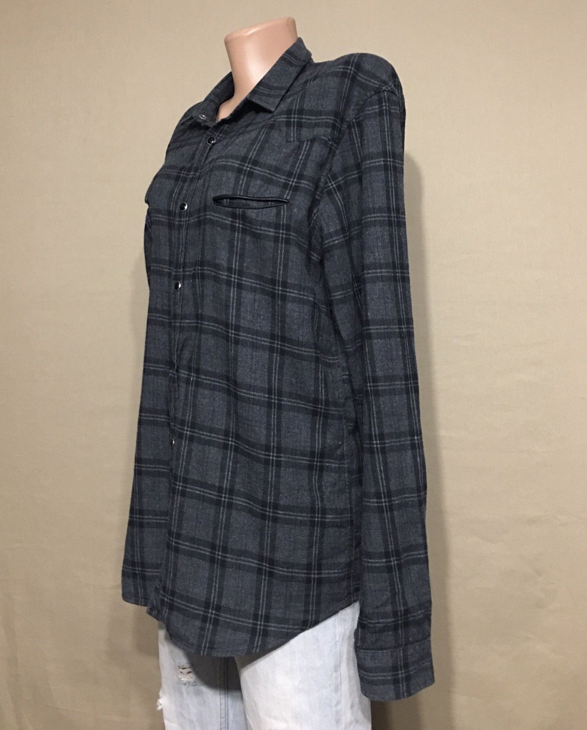 Sandro SANDRO Paris Plaid Check Cotton Womens Shirt XL Size XL / US 12-14 / IT 48-50 - 2 Thumbnail